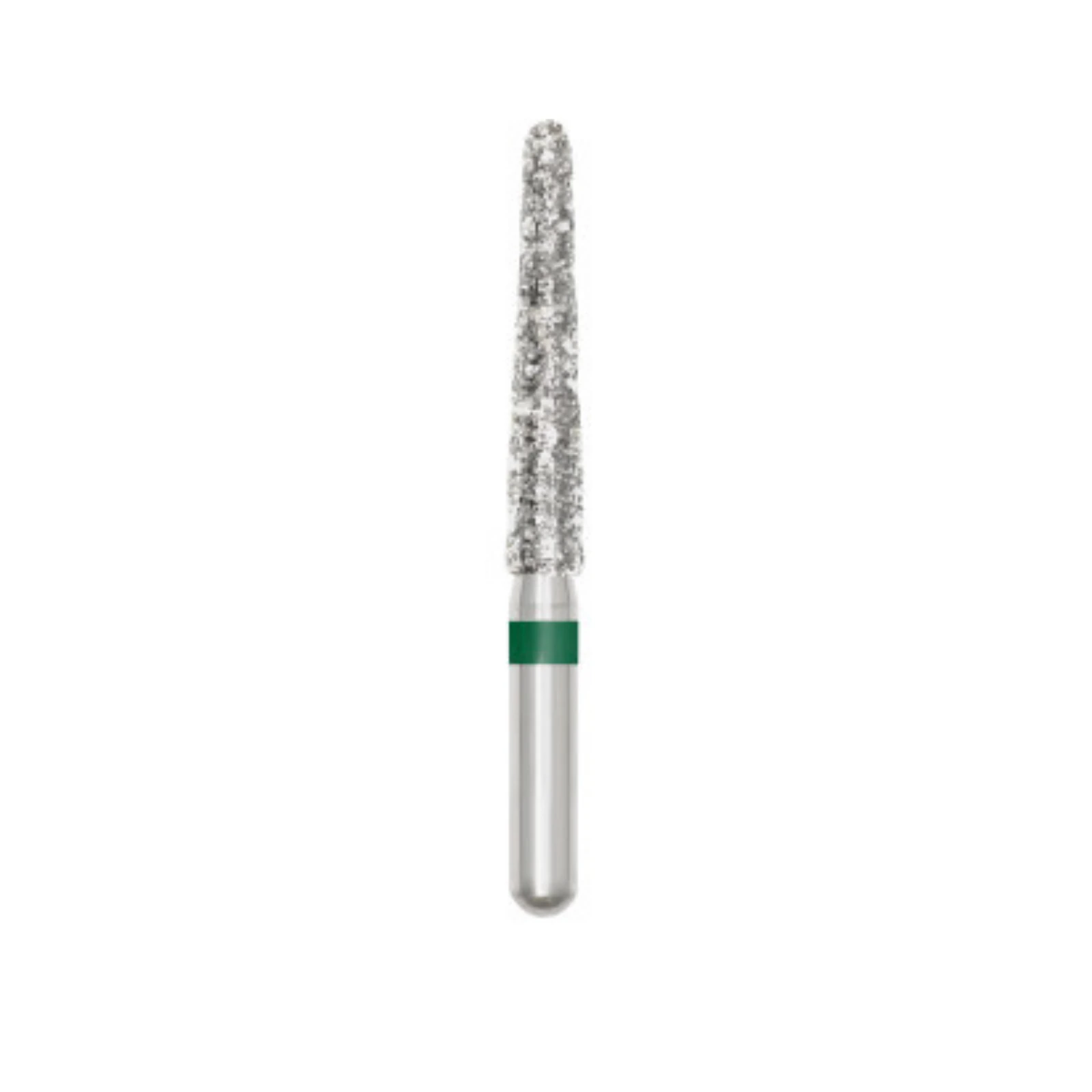 SS White Piranha Single-Use Diamond Bur, Coarse Grit, FG Shorter than Short Shank, Round End Taper, 856-024C-SS, 25/Pk - 856-024C-SS Coarse Piranha Diamond FG Shorter than Short Shank Pack of 25 - Image 1