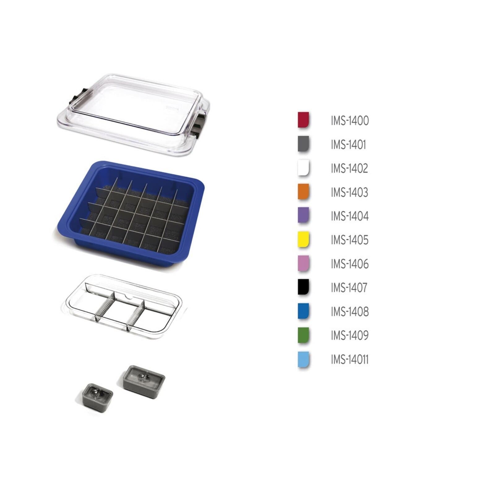 Hu-Friedy IMS Signature Series Complete Tub Kit, Green, 12 3/4" x 11 3/16" x 4", IMS-1409 thumbnail 2