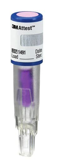 3M™ Attest™ Super Rapid Biological Indicator for Gravity Steam Cycles, Blue Cap, 50/Box, 1491 thumbnail 9