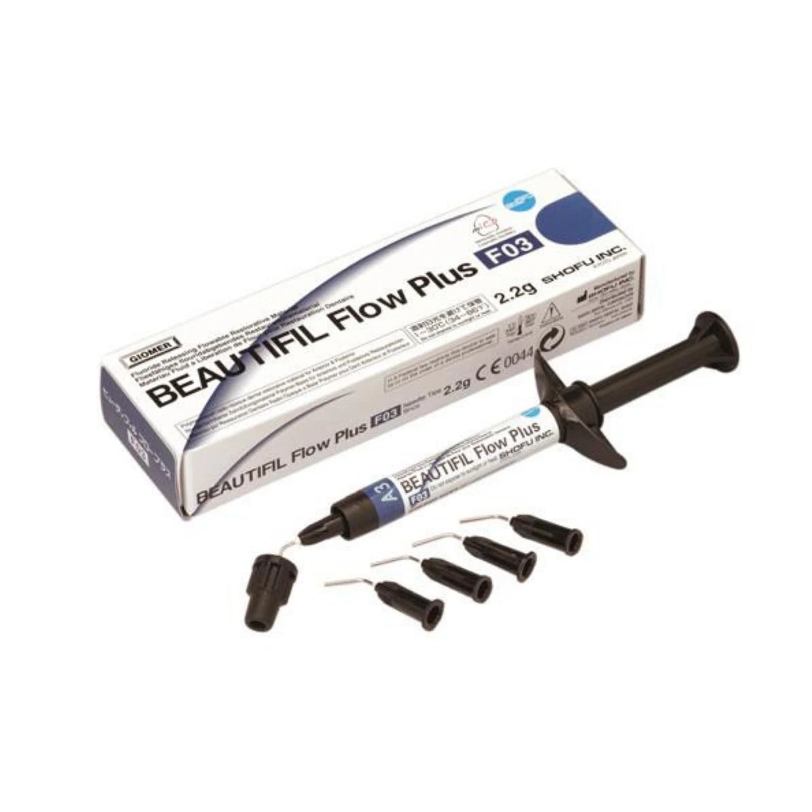Beautifil Flow Plus Hybrid Composite, Light-Cure, Syringe Refill, F03, 2.2 g, Milky White, 1/Pk, 2026 thumbnail 2