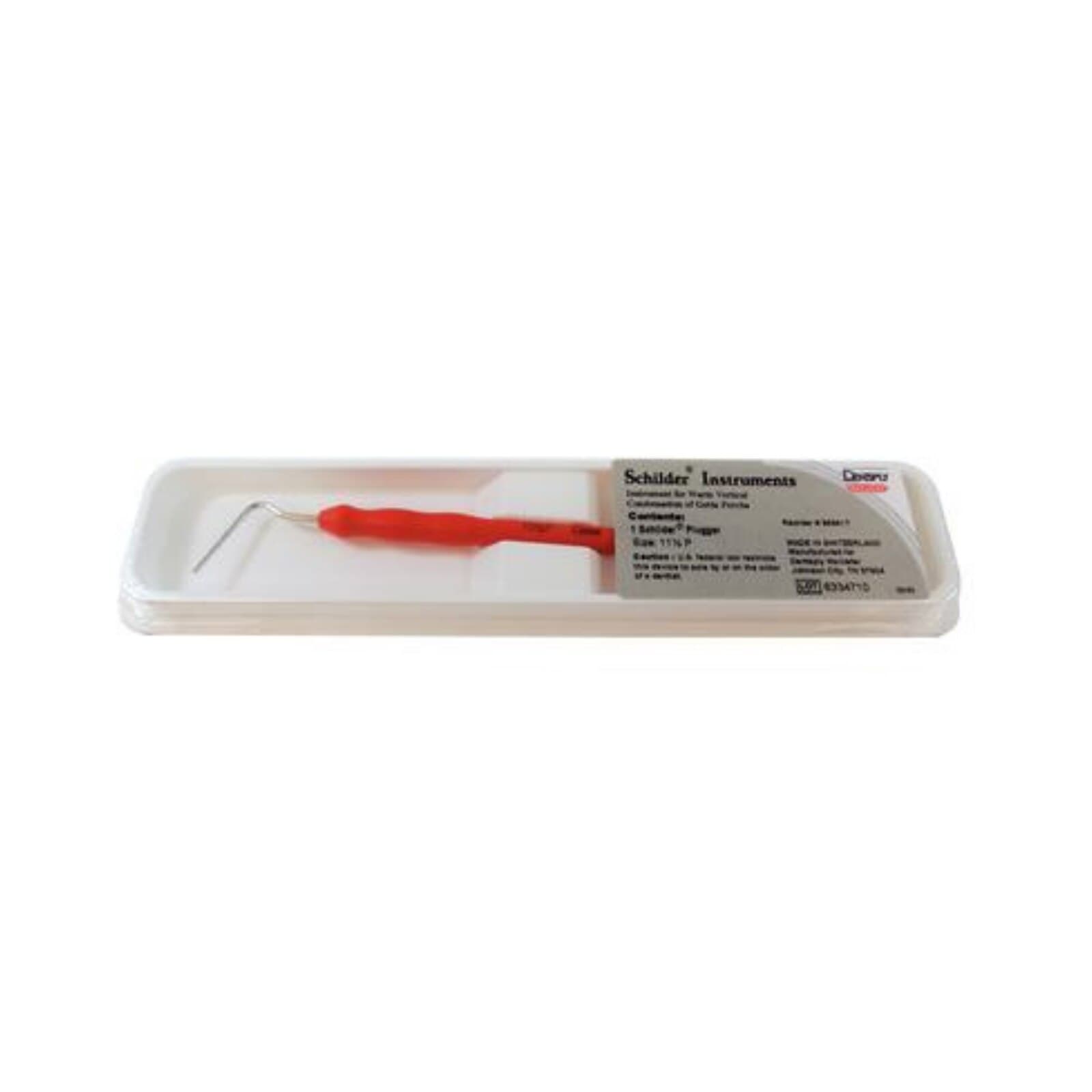 Schilder Plugger Posterior #10, Silicone Handle, Blue, 0.8 mm, 25 mm, 668414 thumbnail 2