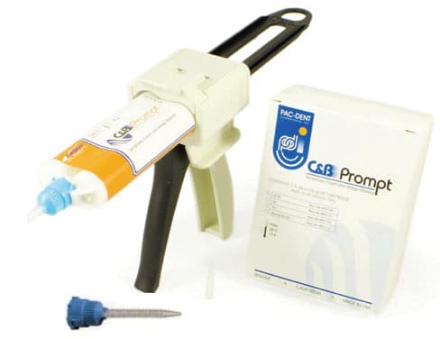 Defend Temporary Crown & Bridge Material, Bis-Acryl Composite, Shade A3, 76 g (50 mL) 10:1 Cartridge, 10 Mixing Tips, CB9005 thumbnail 6