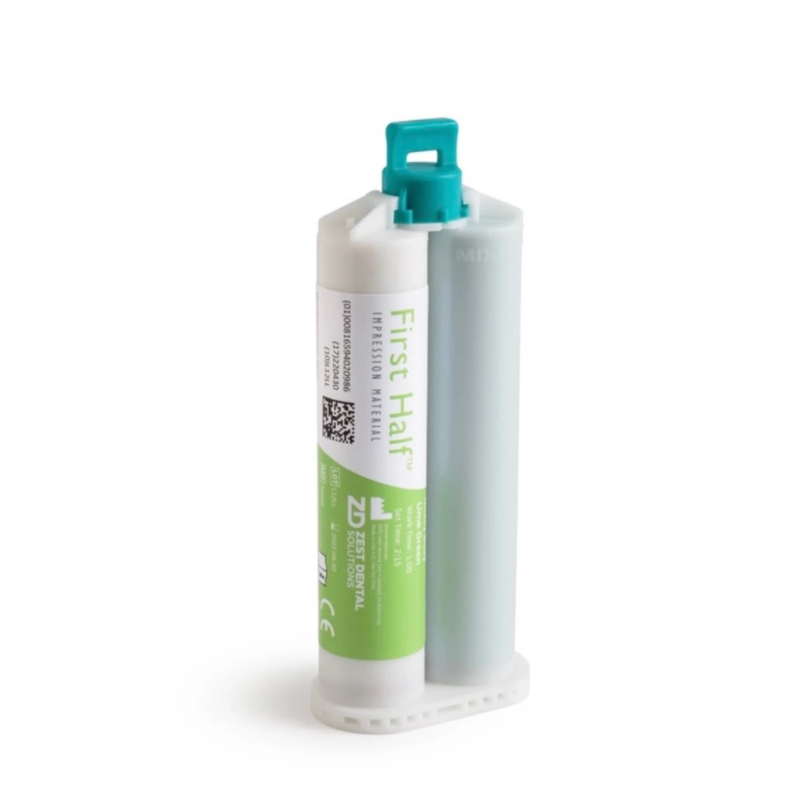 First Half VPS Impression Material, Heavy Body, Medium Set, Lime Green, 50 ml Cartridges, 4/Pk, 90649 thumbnail 3
