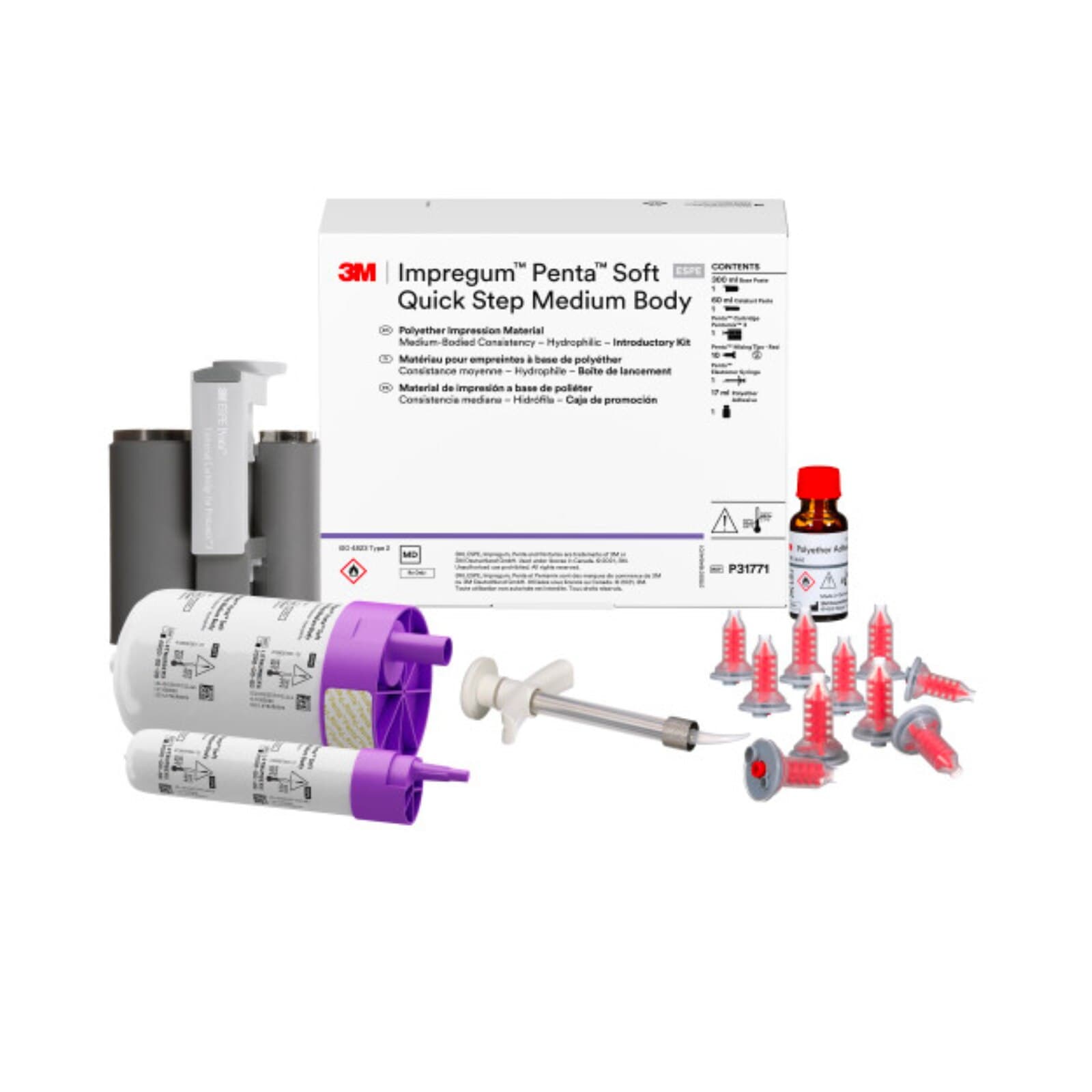 3M™ Impregum™ Penta™ Soft Quick Step Medium Body Polyether Impression Material Intro Kit, #31771 thumbnail 2
