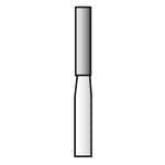SS White Revelation Diamond Bur, Coarse, Flat End Cylinder, FG, 1.4 mm Diameter, 5/Pk, 836-014C thumbnail 2