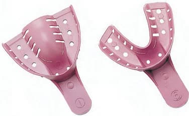Sultan Dentray II Perforated Disposable Impression Tray, #10P Lower Anterior, Pink, 12/Box, 33060 thumbnail 2
