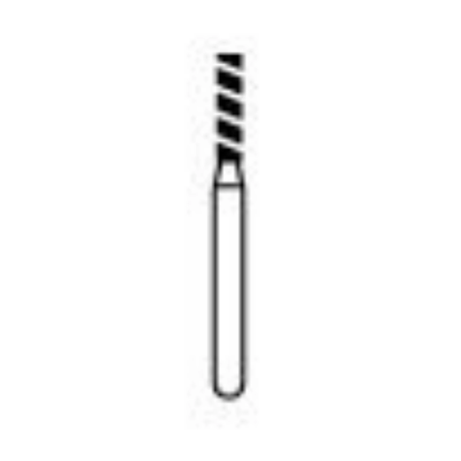 NTI Turbo Diamond Bur, Super Coarse, Flat End Cylinder, FG, 1.2 mm Diameter, 5/Pk, SC836-T-012 thumbnail 2