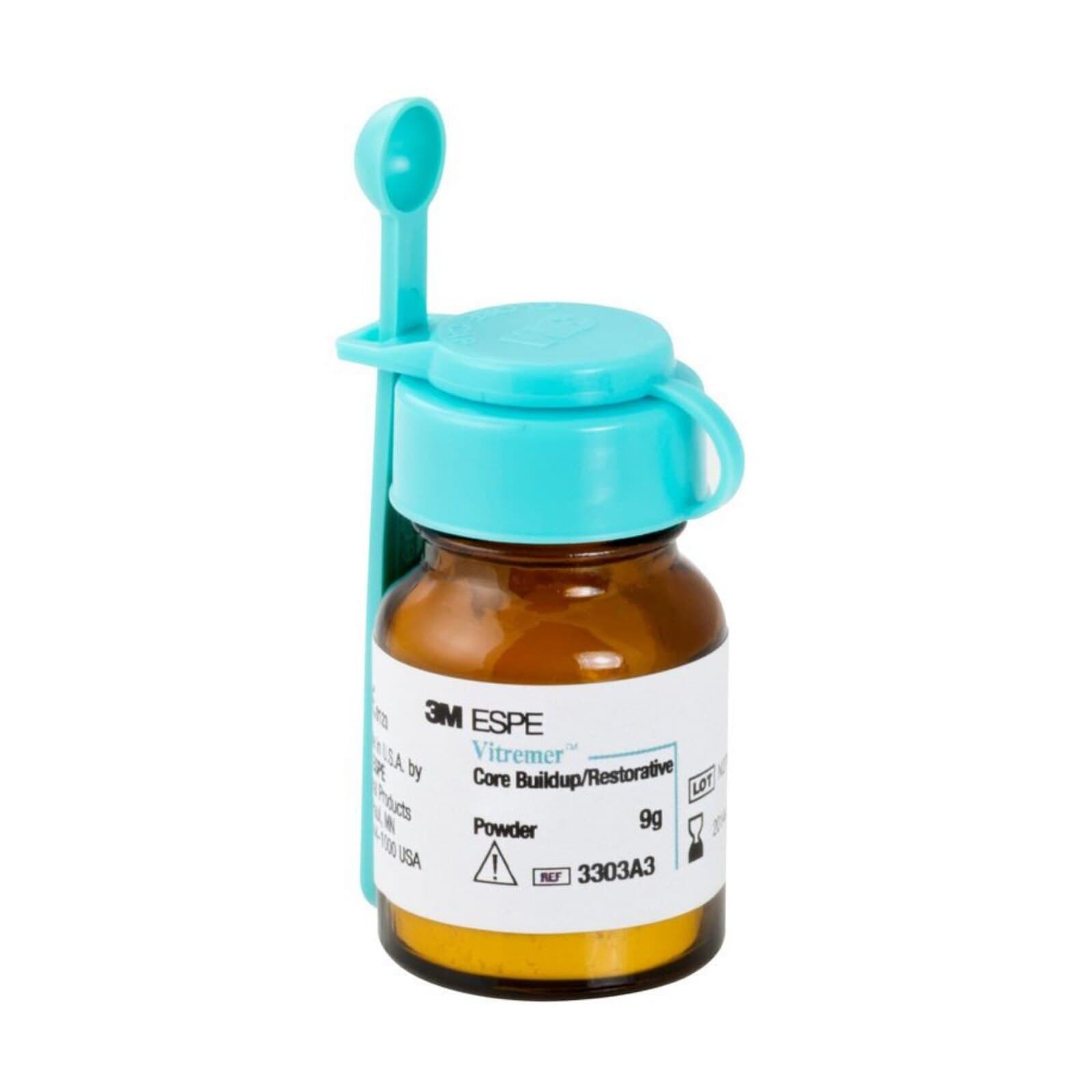 3M Vitremer Core Buildup/Restorative Powder Refill & Spoon, Shade A3.5, 9g, #3303A3.5 - Vitremer Core Buildup/Restorative Powder Refill & Spoon A3.5 - Image 1