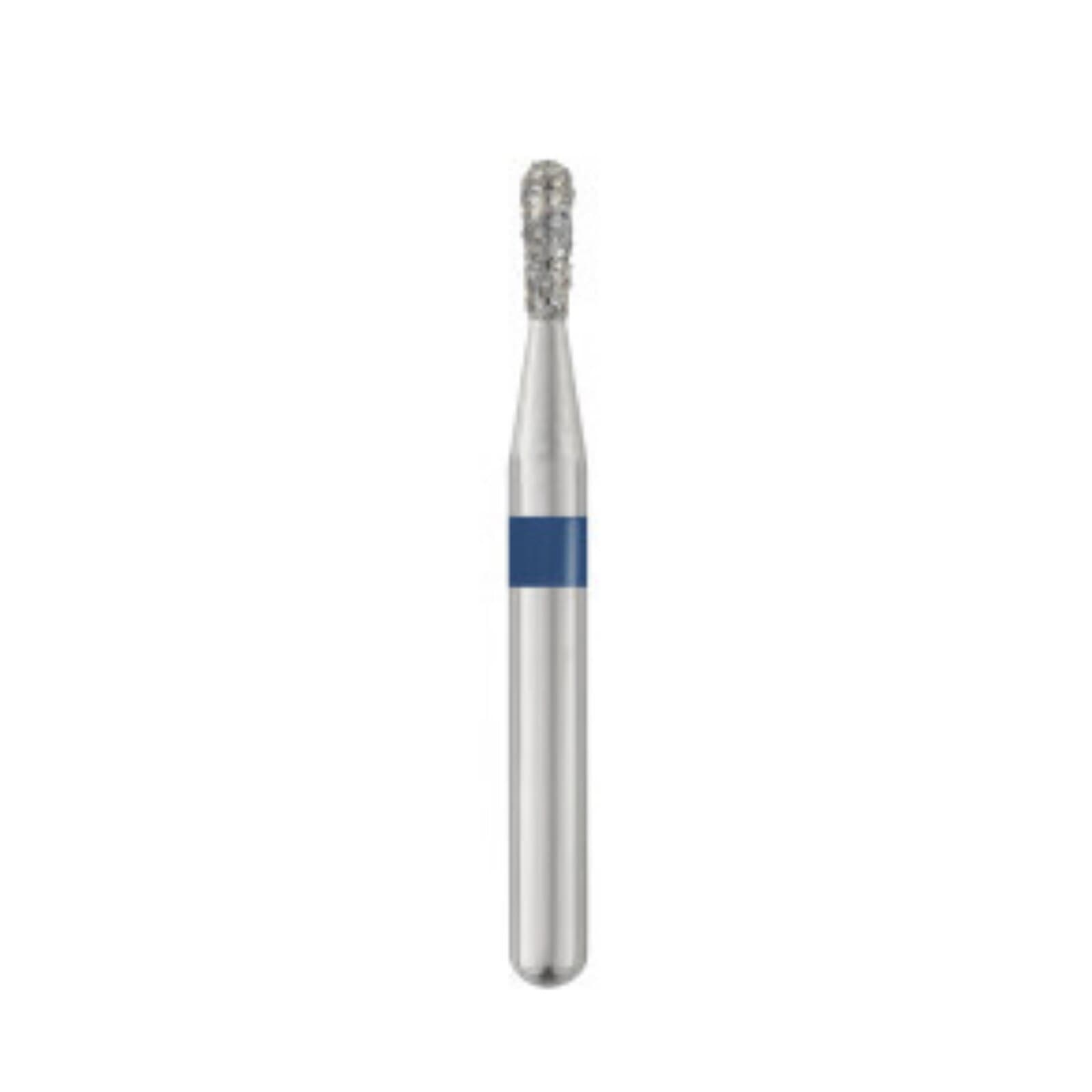 Piranha® Single Patient Use Diamond Bur, Pear Shape, Medium Grit, Friction Grip Short Shank, 1.2 mm Diameter, 25/Pkg, #830-012M-S thumbnail 2