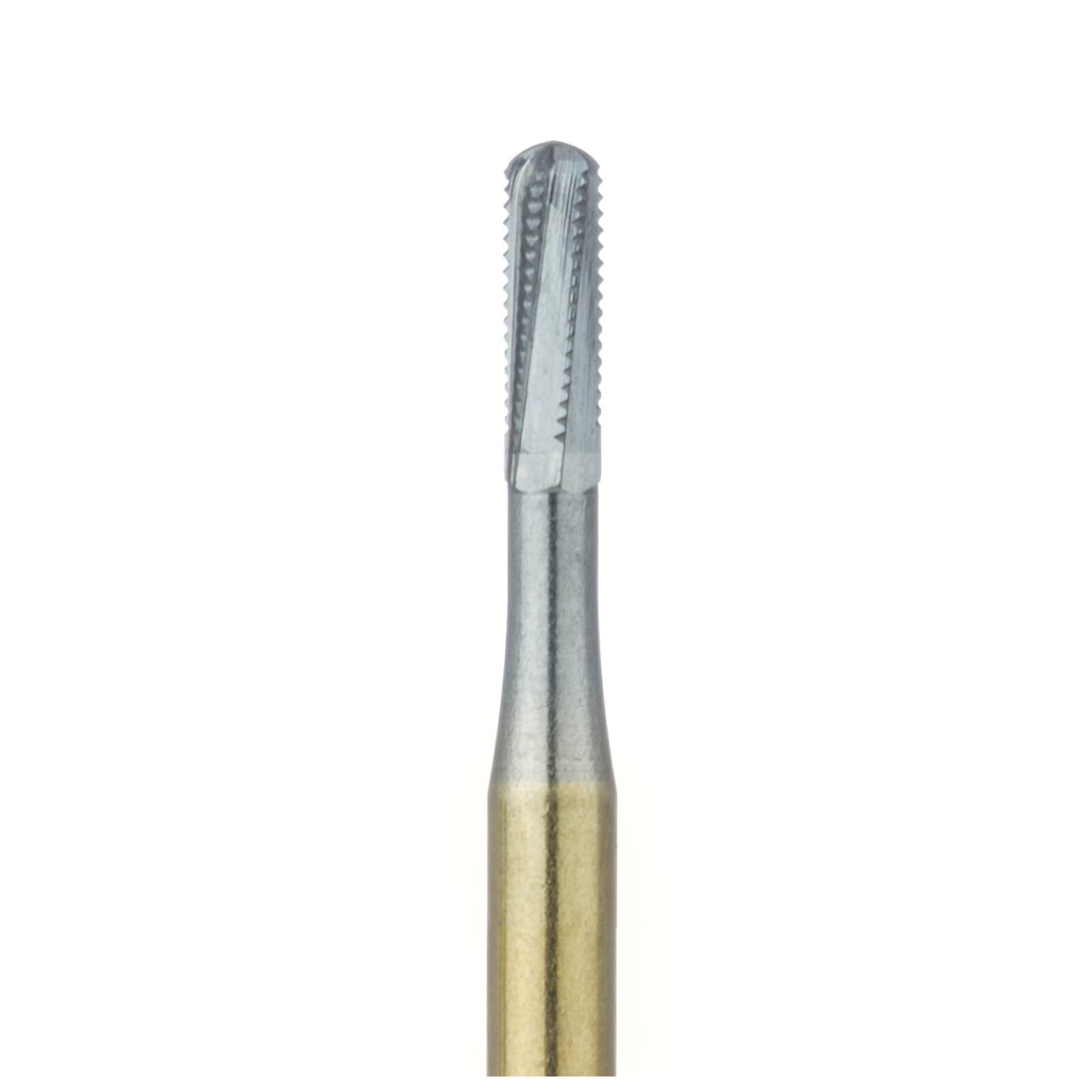 Meisinger Crown Cutter Carbide Bur, Friction Grip, #1958, 1.2 mm Diameter, 5/Pk, HM36R-012-FG thumbnail 3