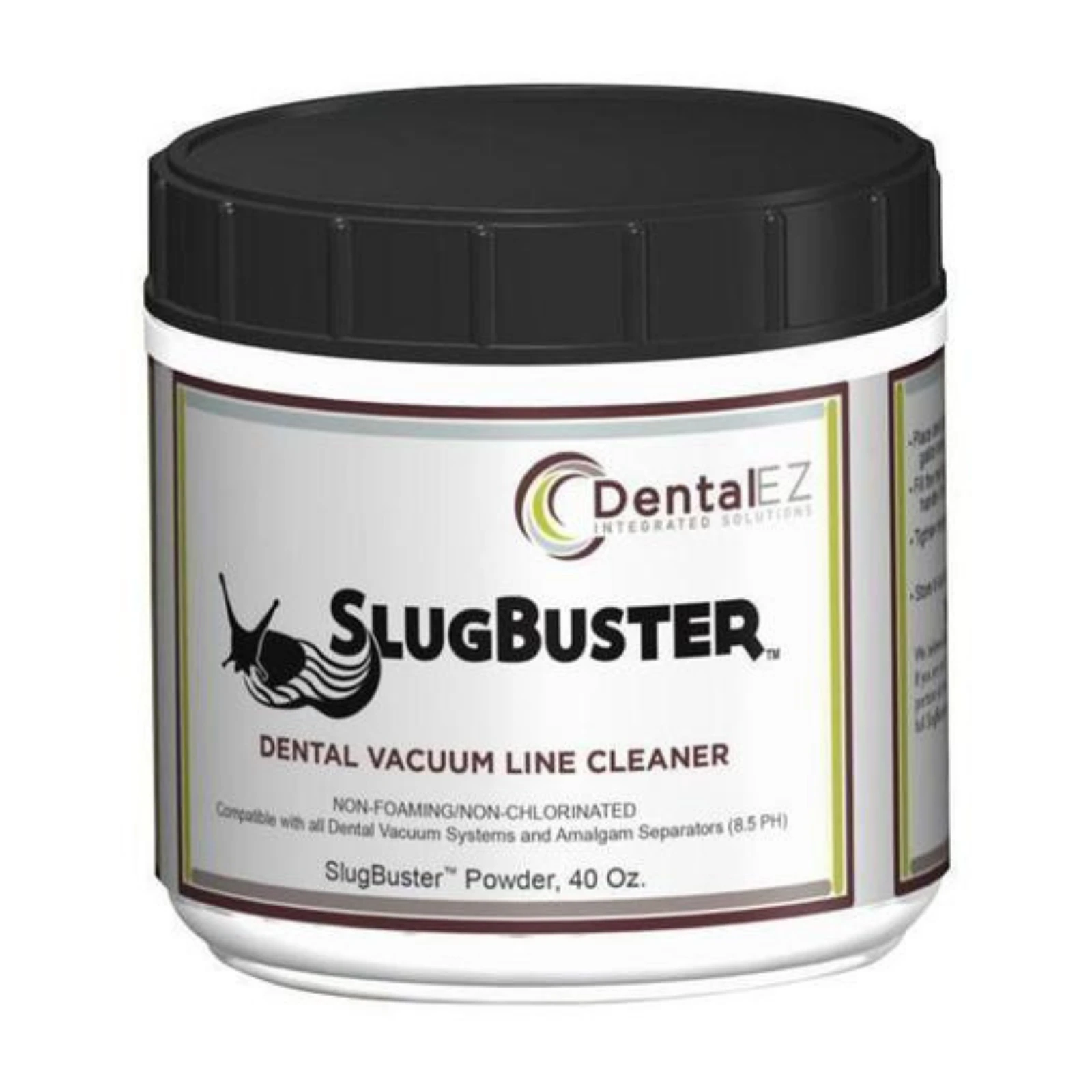 SlugBuster Dental Vacuum Line Cleaner, Powder, 40 oz Jar, 1/Pk, 900146 thumbnail 6