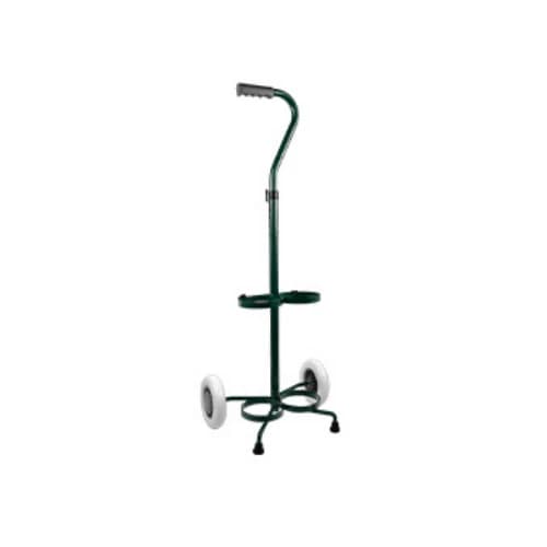 Mada Medical Products Adjustable Cylinder Cart for D/E Cylinders, Painted Green, 2/Pk - Adjustable Cart for D/E Cylinder Painted Green 2/Pk - Image 1