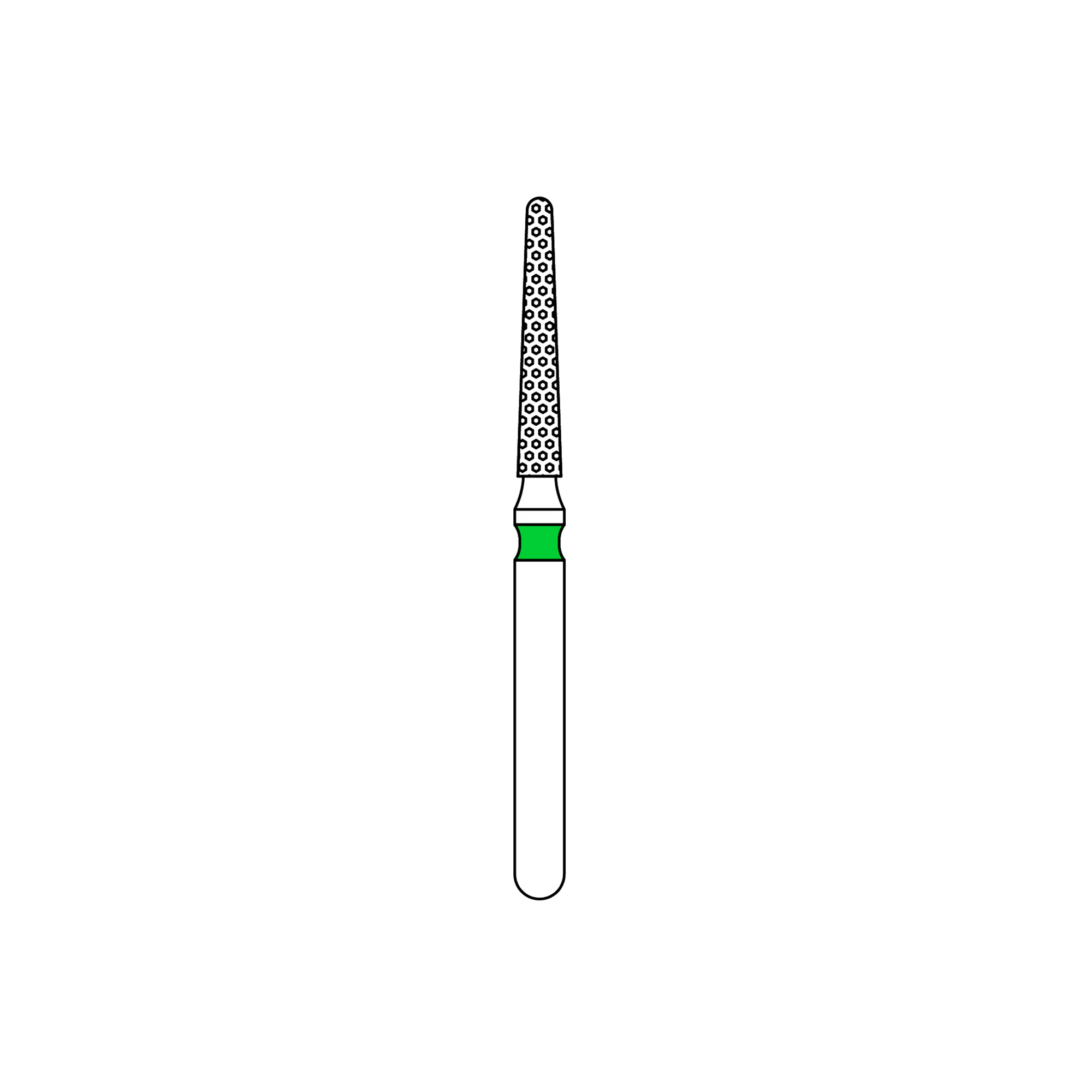 PRIVA Diamond Burs FG 856L-014C, 5/Pk - PRIVA Diamond Burs FG 856L-014C 5/Pk - Image 1