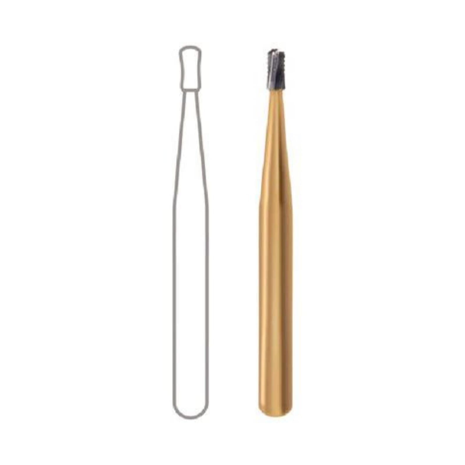 Midwest Multi-Prep Carbide Bur #330, Pear, Friction Grip, 0.8 mm Diameter, 1.6 mm Length, 10/Pack, 399261 thumbnail 2