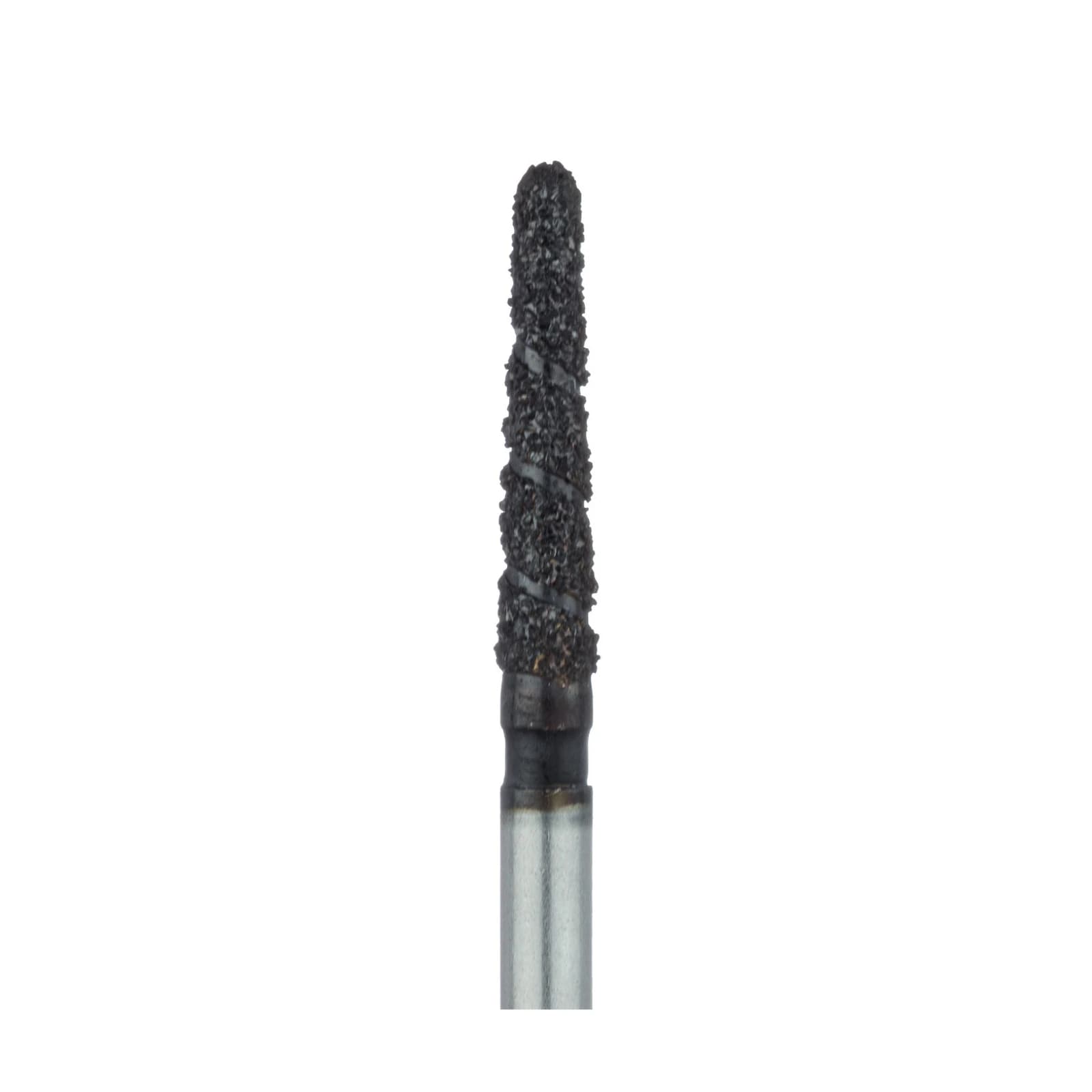 Meisinger Black Cobra Diamond Bur, Friction Grip, Super Coarse, Round End Taper, 1.6 mm, 5/Pk, B850-016-FG thumbnail 4