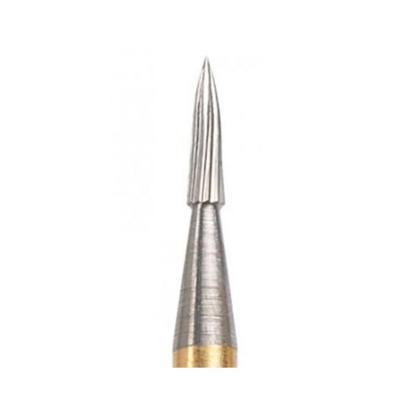 NTI Trimming & Finishing Carbide Bur, 12-Fluted, FG, Flame Shape, #H7901-MW, 0.9 mm Diameter, 5/Pkg thumbnail 2