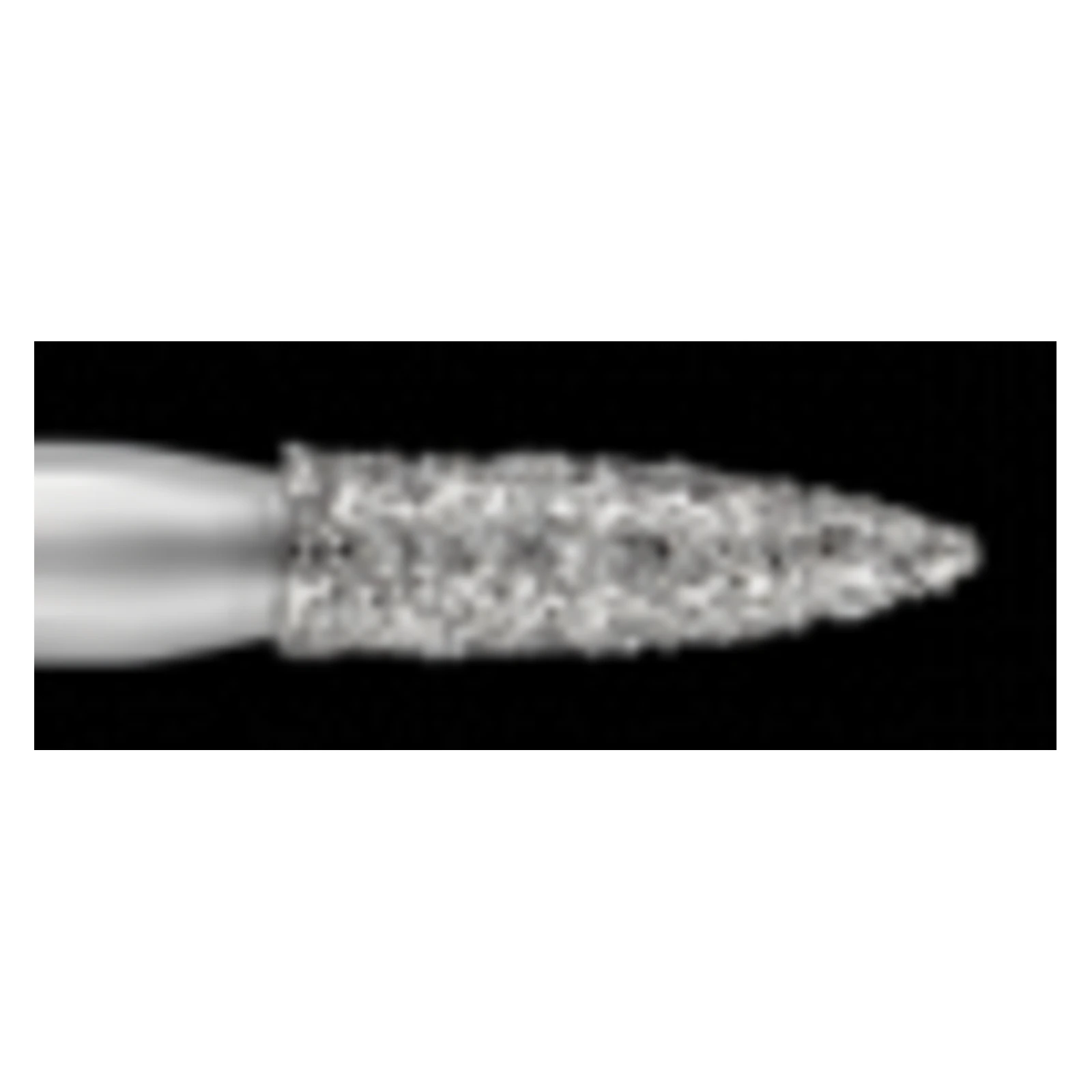 SS White Piranha Diamond Bur, FG 860-016C, Coarse Grit, Flame Shape, Single-Use, 25/Pk thumbnail 2