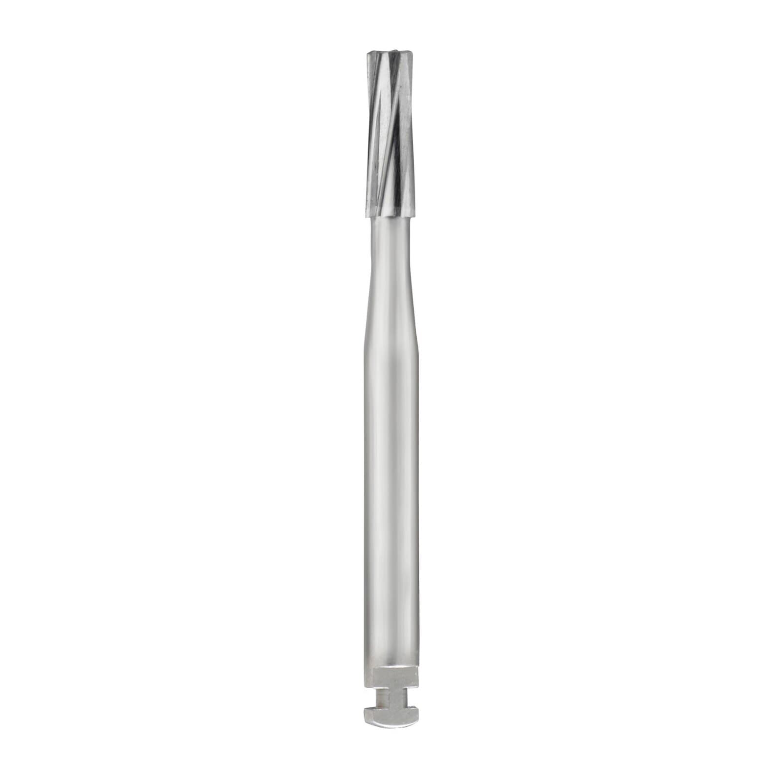 SS White #59 RA Carbide Bur, Straight Fissure, Plain Crosscut, Flat End, 1.4 mm Diameter, 10/Pkg thumbnail 2