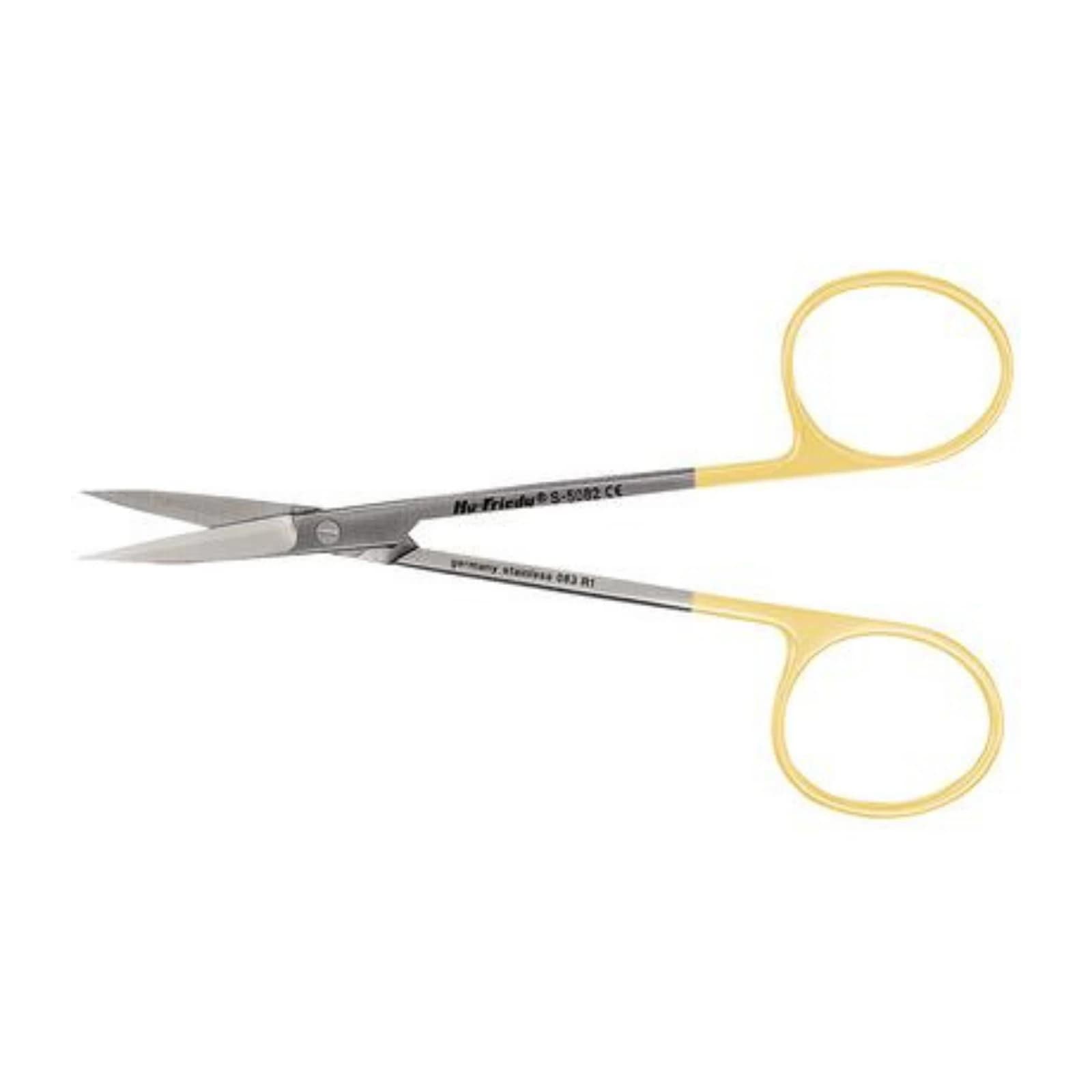 Hu-Friedy Iris Perma Sharp Surgical Scissors, Curved, 4.5", Stainless Steel, S5083 thumbnail 2