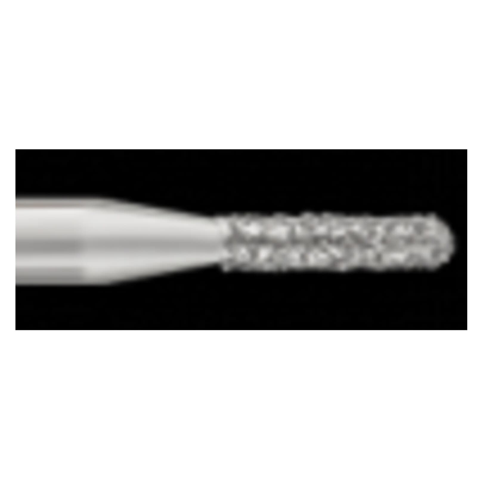 SS White Piranha Diamond Bur 838-010SC, Super Coarse, Round End Cylinder, Friction Grip, Single-Use, 25/Bx thumbnail 2