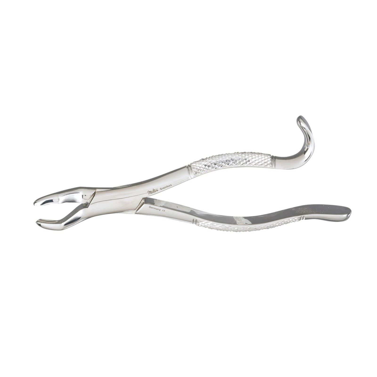 Miltex Extracting Forceps 210H, German Stainless Steel, Universal 3rd Upper Molar, 1 Each - Extracting Forceps 210H - Image 1