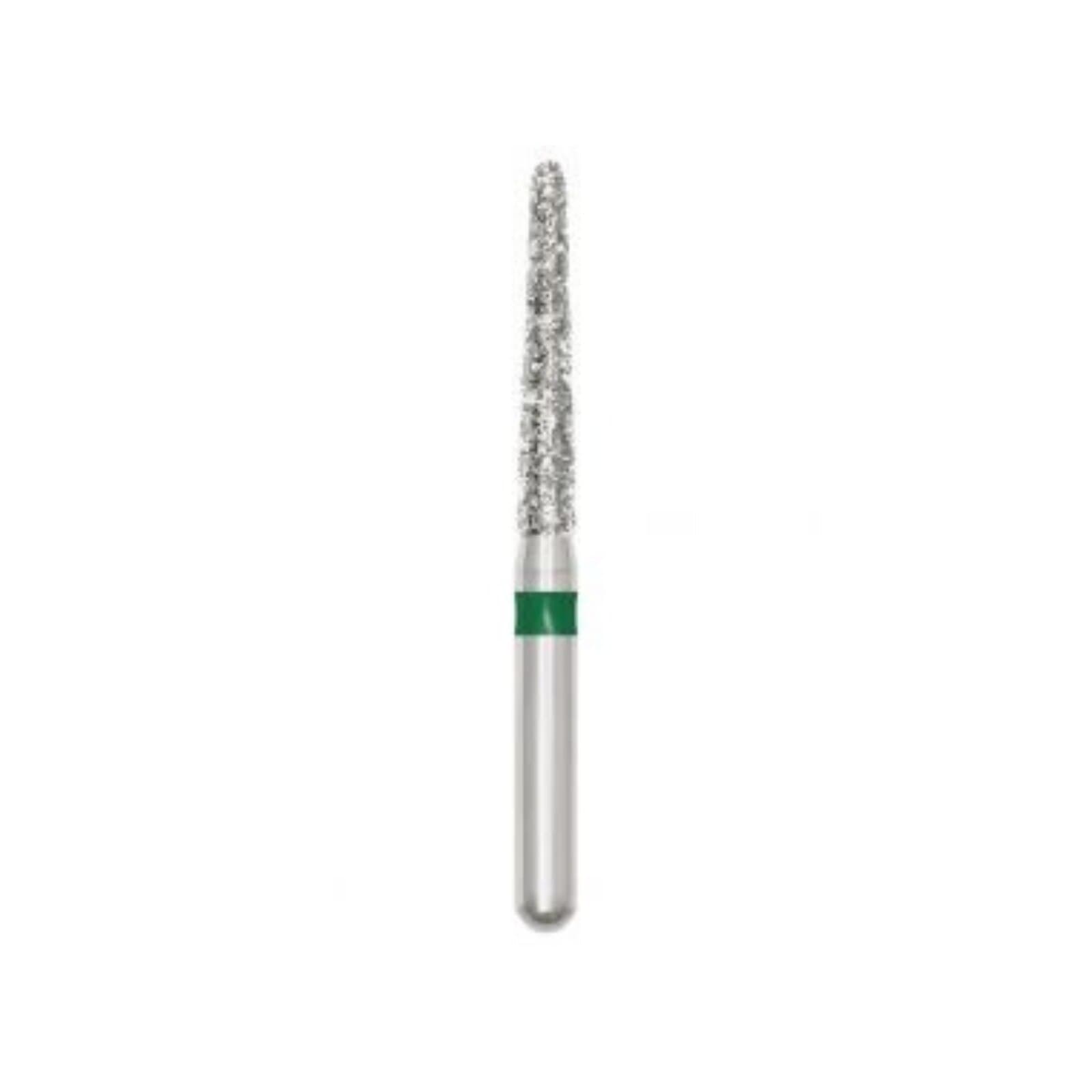SS White Revelation Diamond Bur 856-014C-S, Friction Grip Short Shank, Coarse Round End Taper, 5/Pk (91284-5) thumbnail 2