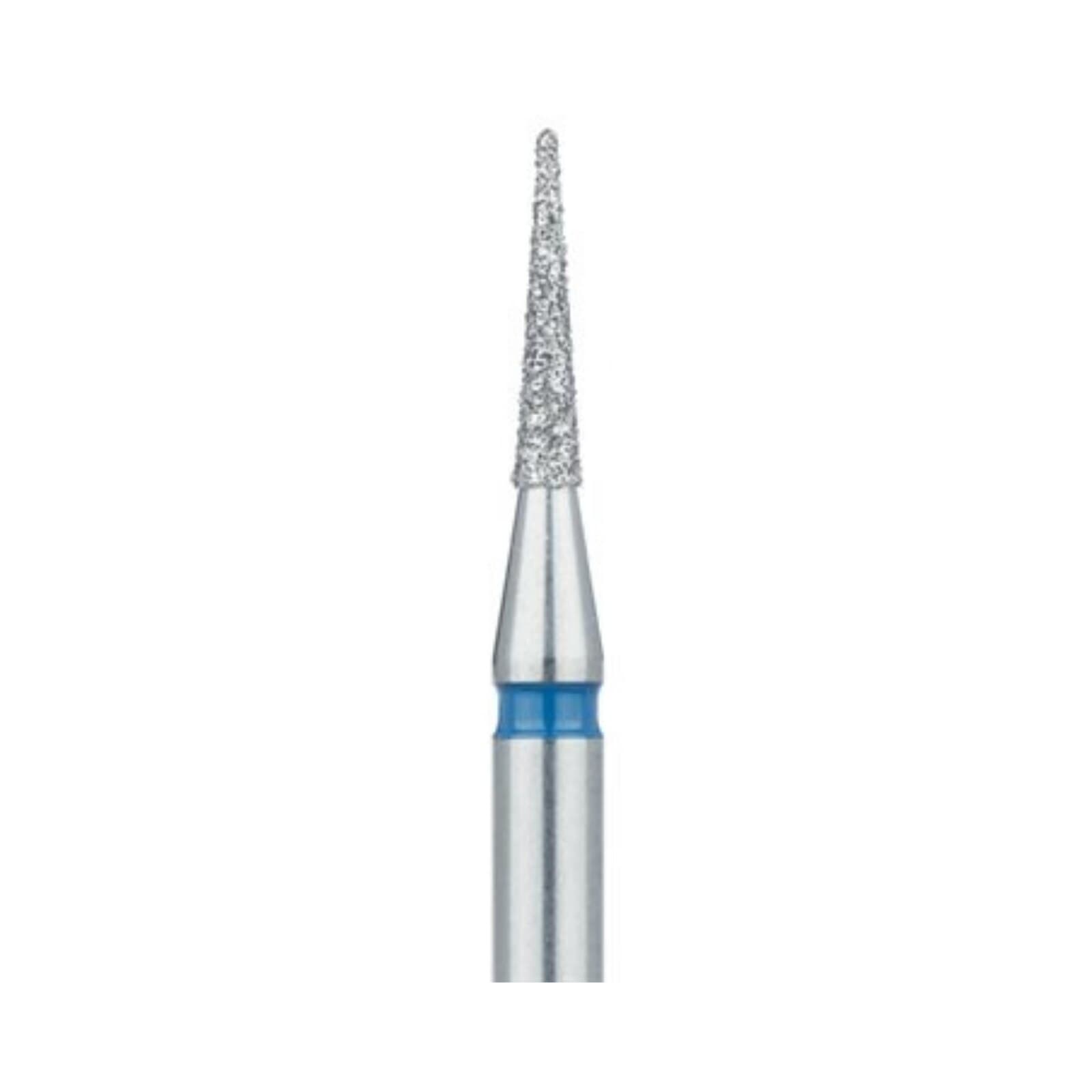 Meisinger 858-014-HP Medium Diamond Bur, Needle Shape, 1.4 mm Head, 8 mm Working Length, Multi-Use, 5/Pack thumbnail 3