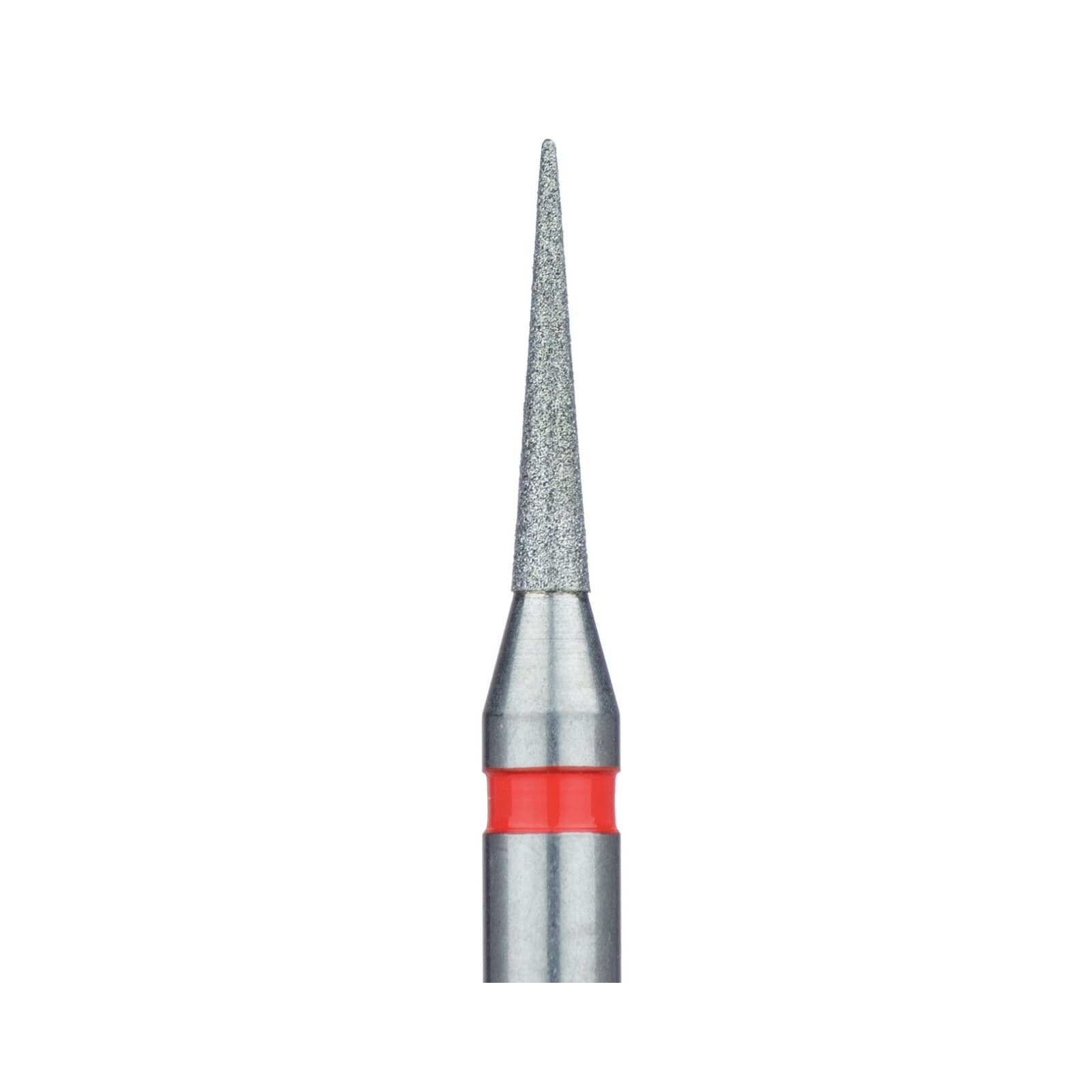 Meisinger 858F-014-RA Fine Diamond Bur, Needle Shape, 1.4 mm, Right Angle, 5/Pk thumbnail 3