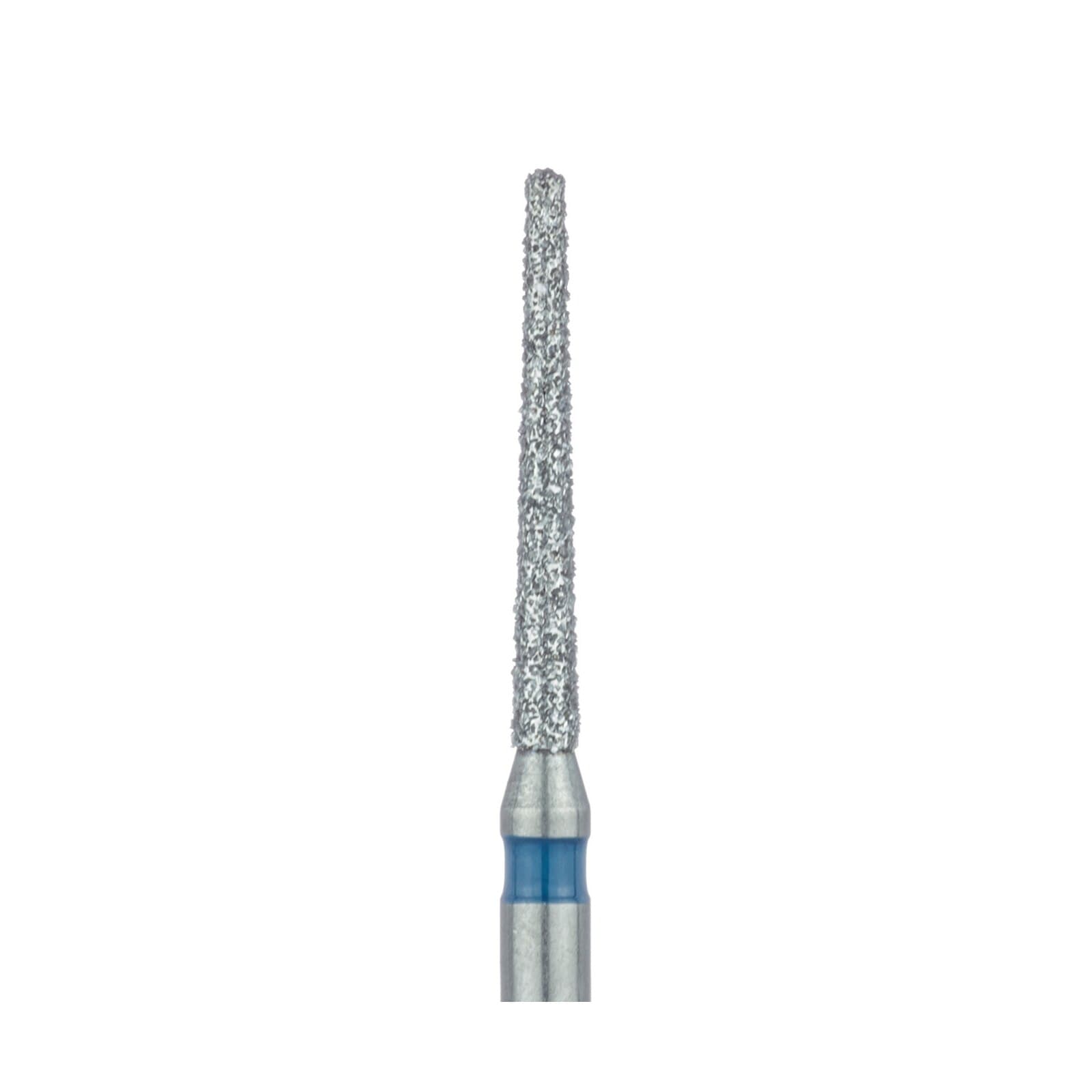 Meisinger Multi-Use Diamond Bur, Friction Grip, Long Round-End Taper Chamfer, #852-012-FG, 1.2 mm Head, Medium Grit, Blue Ring, 5/Pk thumbnail 4
