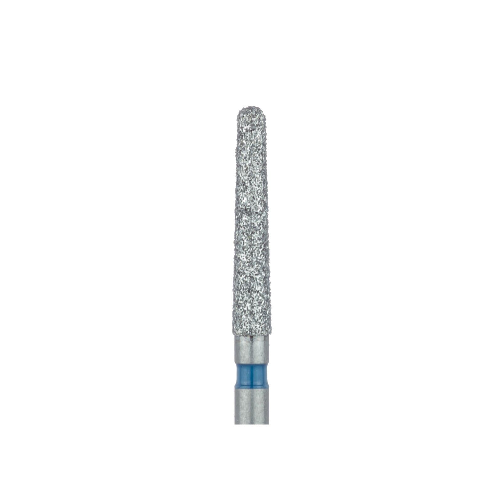 Meisinger 852-018-FG Diamond Bur, FG, Medium Grit, Blue Ring, Round End Taper (Cone), 1.8 mm Head Diameter, 10.0 mm Head Length, 5/Pkg thumbnail 3