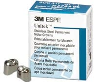 3M Unitek Stainless Steel Permanent Bicuspid Crown, Lower Right First Bicuspid, Size 5 (5LR), 5/Pkg, 900545 thumbnail 7