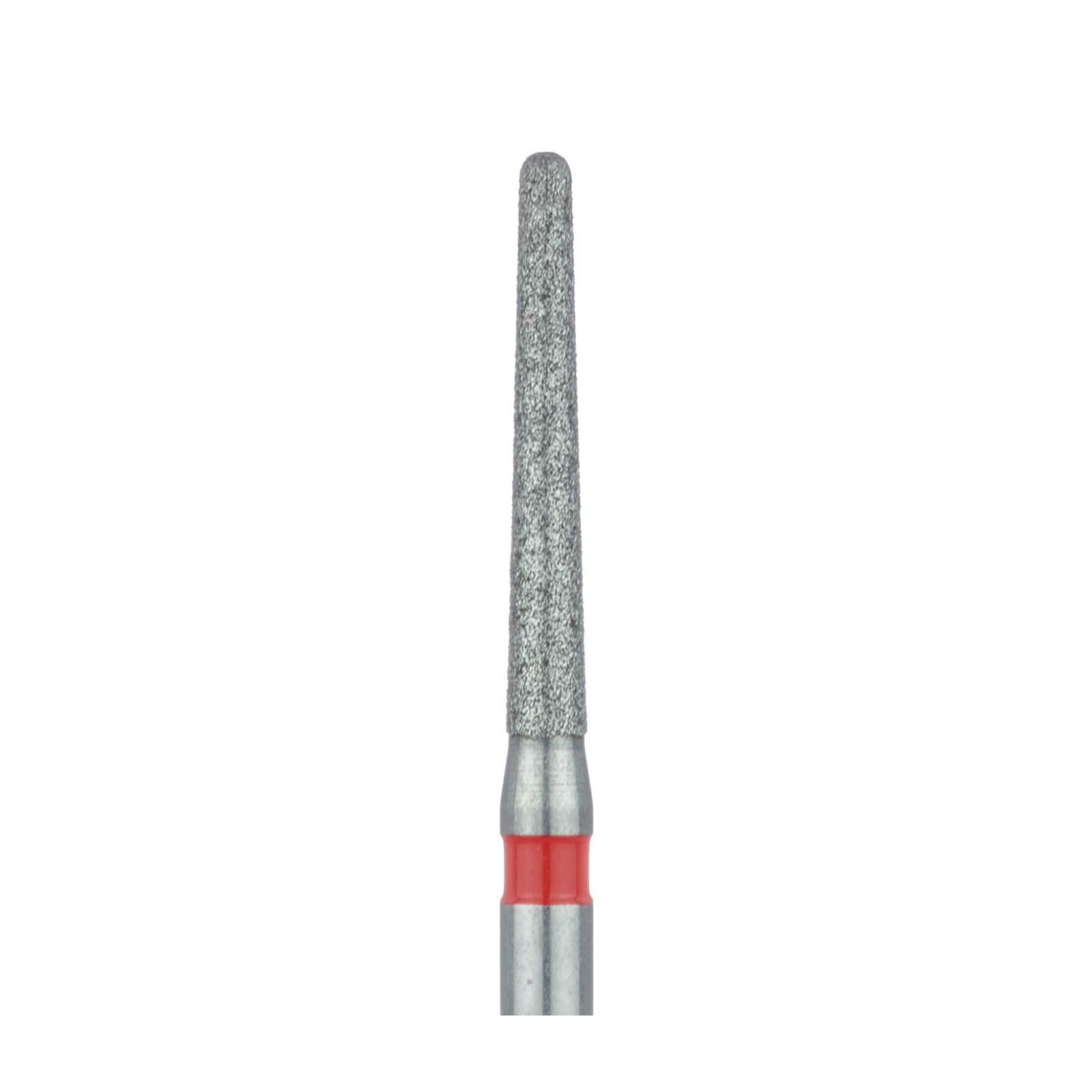 Meisinger 852F-014-FG Fine Diamond Bur, Round End Tapered (Chamfer), FG, 1.4 mm Head Diameter, 10 mm Working Length, 5/Pack thumbnail 3
