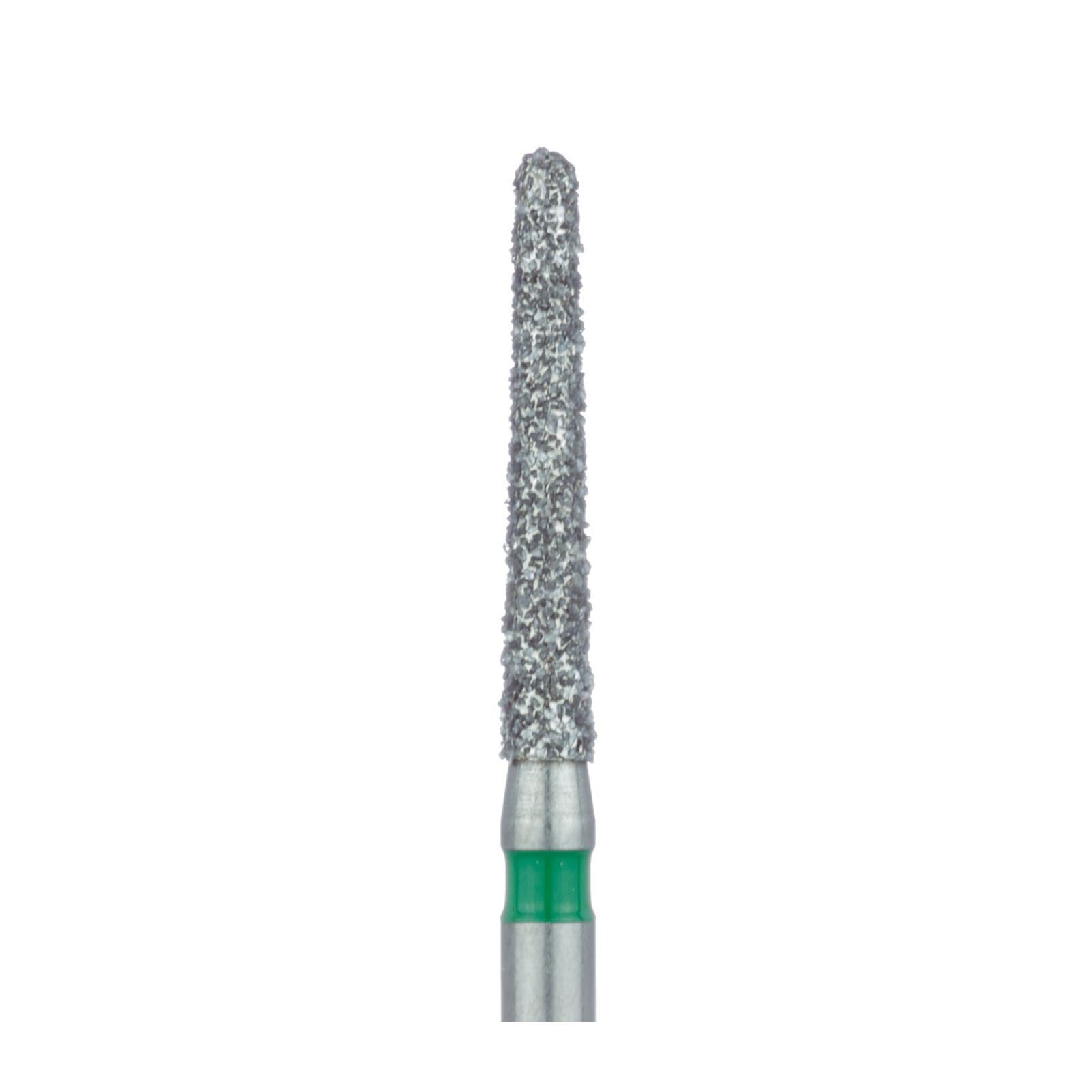 Meisinger Multi-Use Diamond Bur, FG, Long Round End Taper Chamfer, #852G, 1.6 mm, Coarse, Green, 5/Pk, 852G-016-FG thumbnail 4