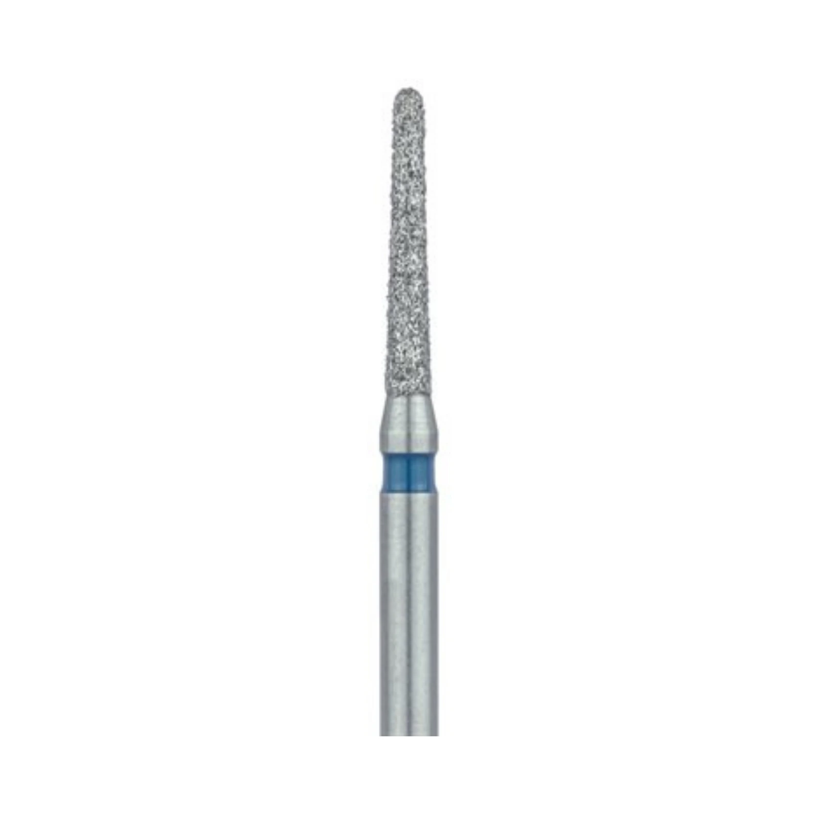 Meisinger Multi-Use Diamond Bur, Friction Grip, Round-End Taper Chamfer, 856-012-FG, 1.2 mm, Medium Grit, Blue Ring, 5/Pk thumbnail 4