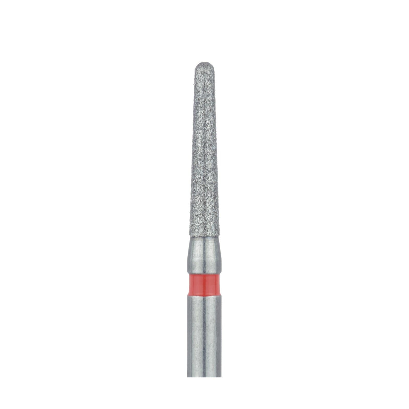 Meisinger Multi-Use Diamond Bur, Friction Grip, Round-End Taper Chamfer, 856F, 1.4 mm, Fine, Red, 5/Pk, 856F-014-FG thumbnail 4