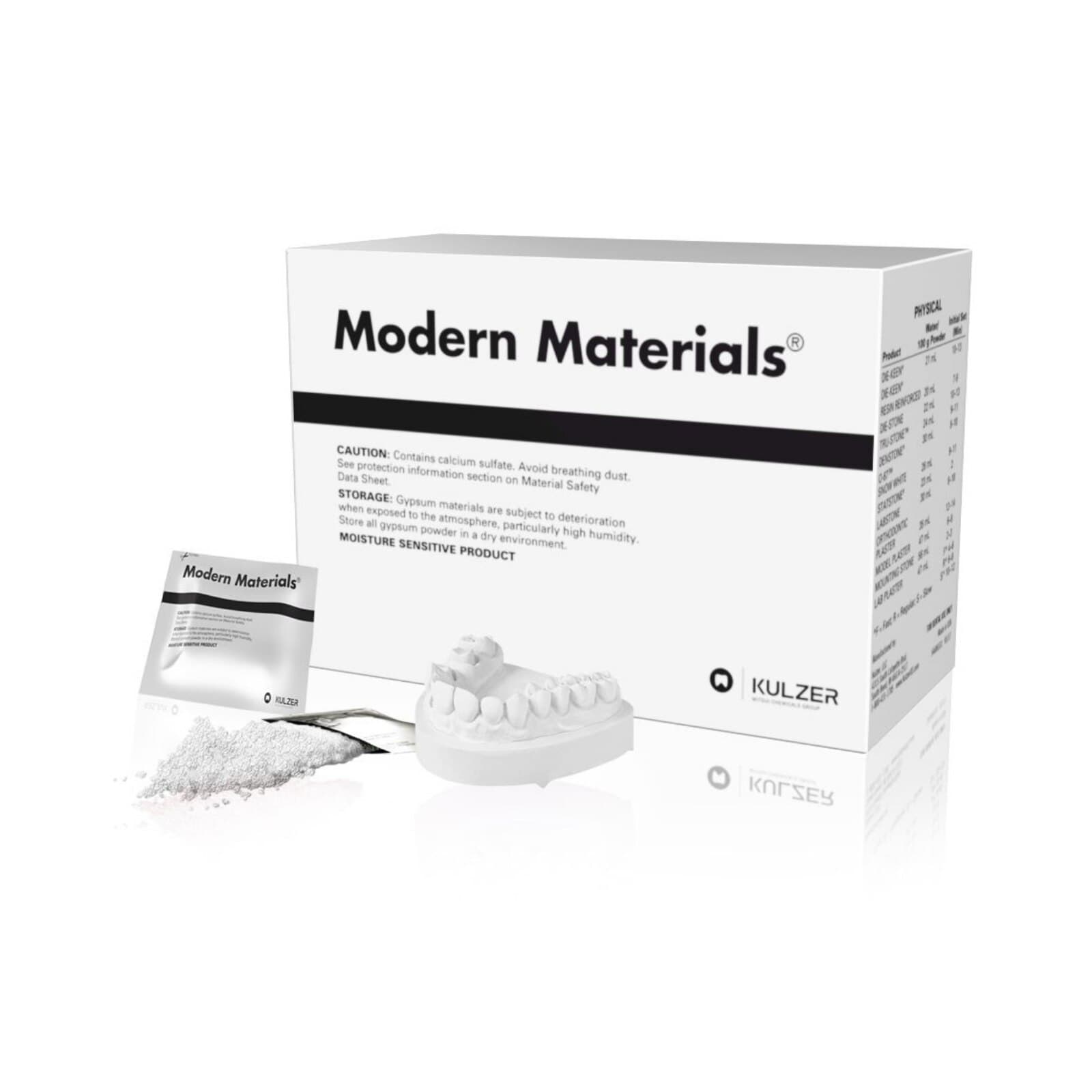 Kulzer Modern Materials Snow White Orthodontic Plaster, Type II, 45 lb Box, 50048180 thumbnail 3