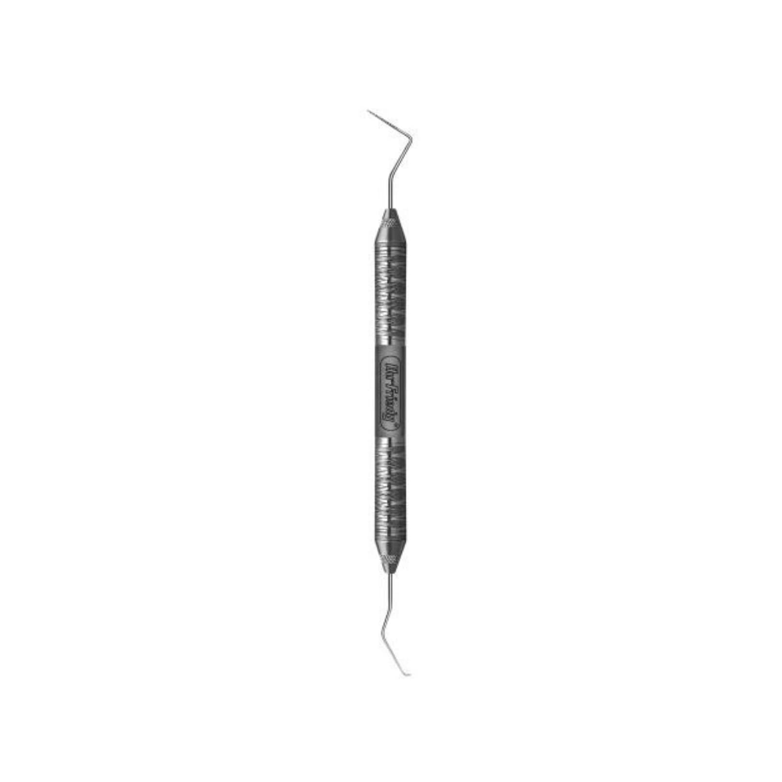 Hu-Friedy Expro 17/O Williams Markings Double-Ended Instrument, #6 Satin Steel Handle, XP17/OW6 thumbnail 2