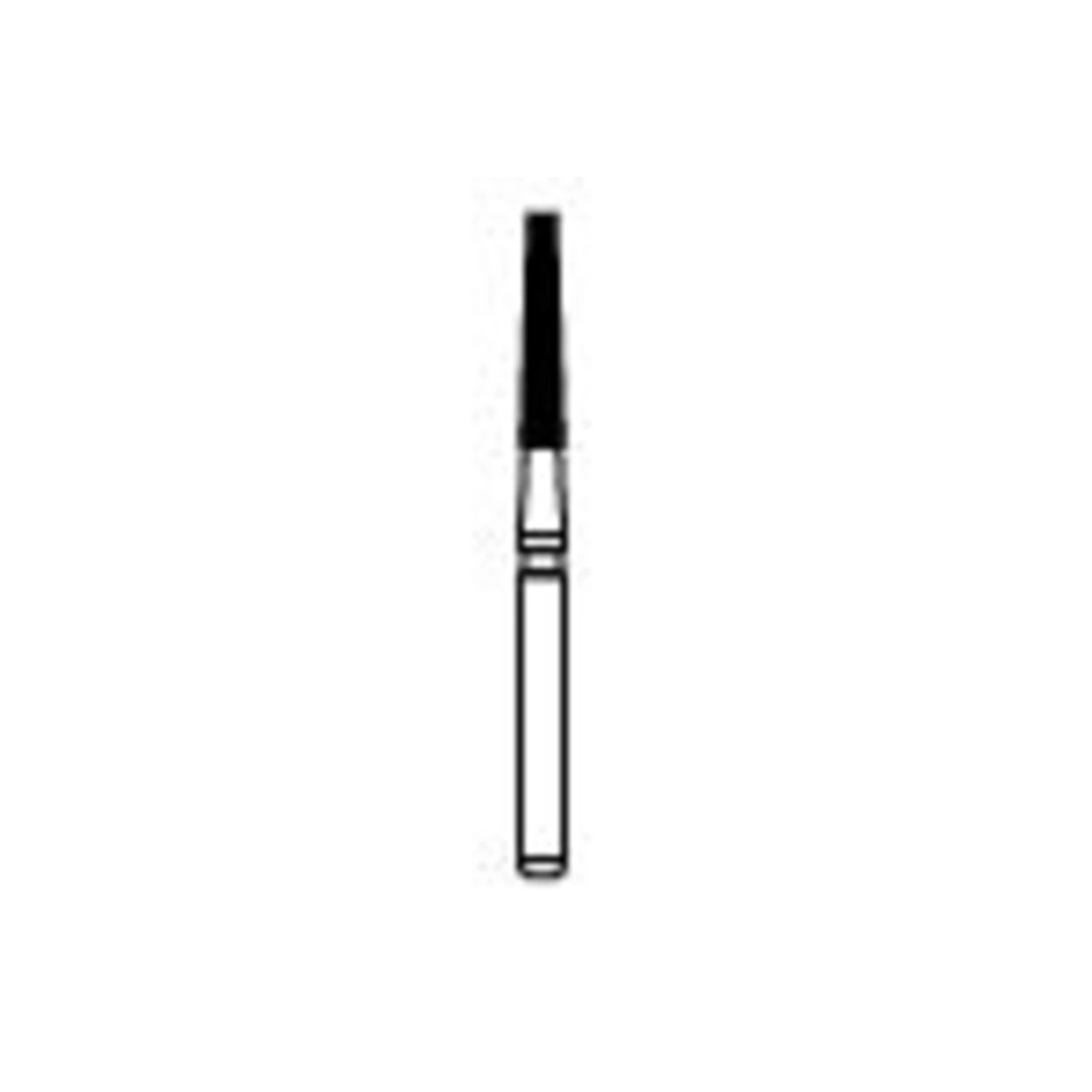 NTI Trimming & Finishing Carbide Bur, 12 Fluted, FG, Flat End Taper, #H375-014, 1.4 mm Diameter, 5/Pkg thumbnail 2