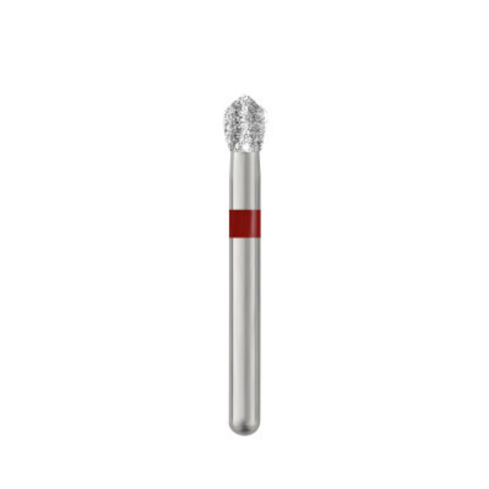 SS White Piranha Diamond Bur 905-023F, Fine Grit, Acorn Shape, Friction Grip, Single-Use, 25/Bx thumbnail 2
