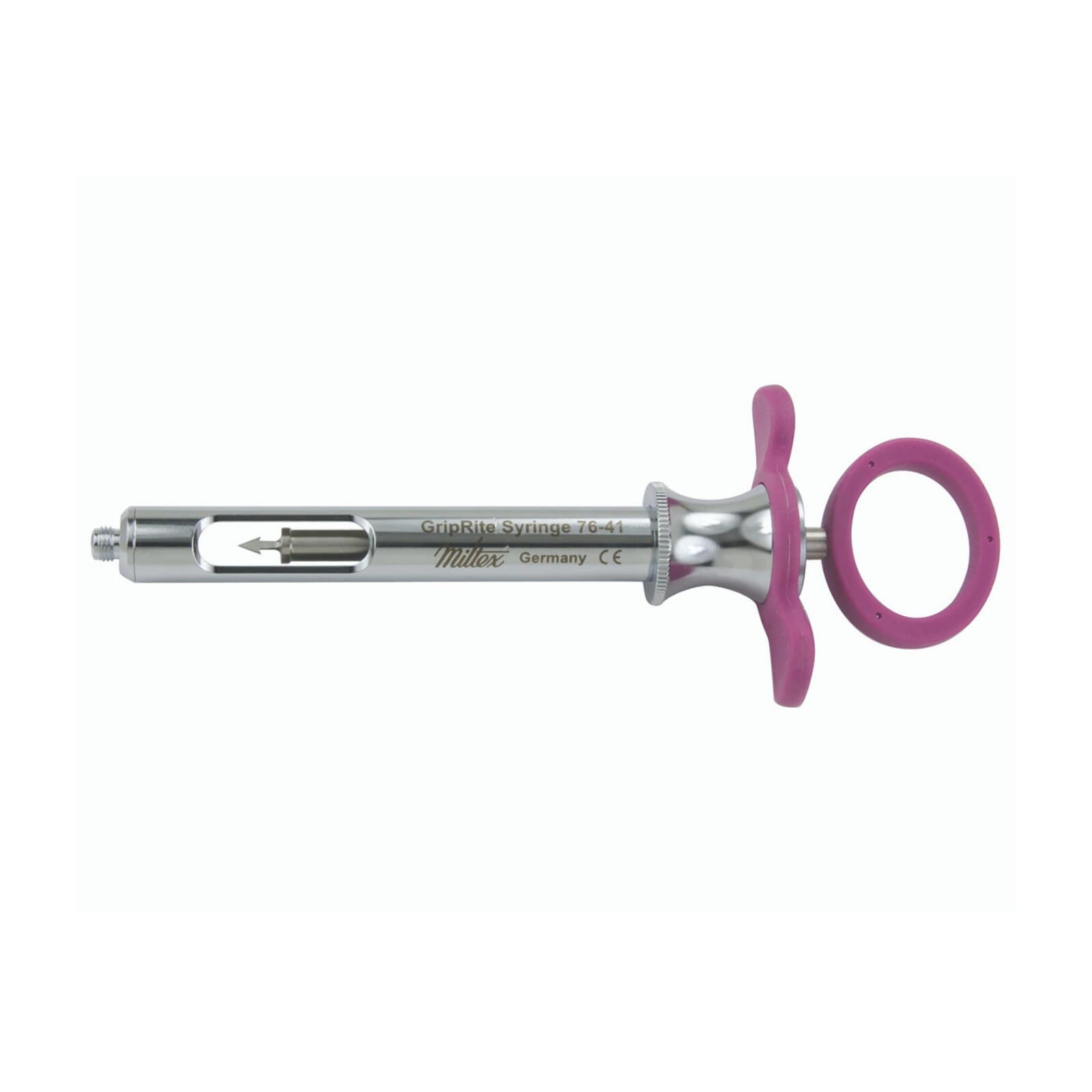 Miltex Petite Aspirating Syringe, Cooke-Waite Type, 1.8 cc, Pink, 1/Pk thumbnail 2