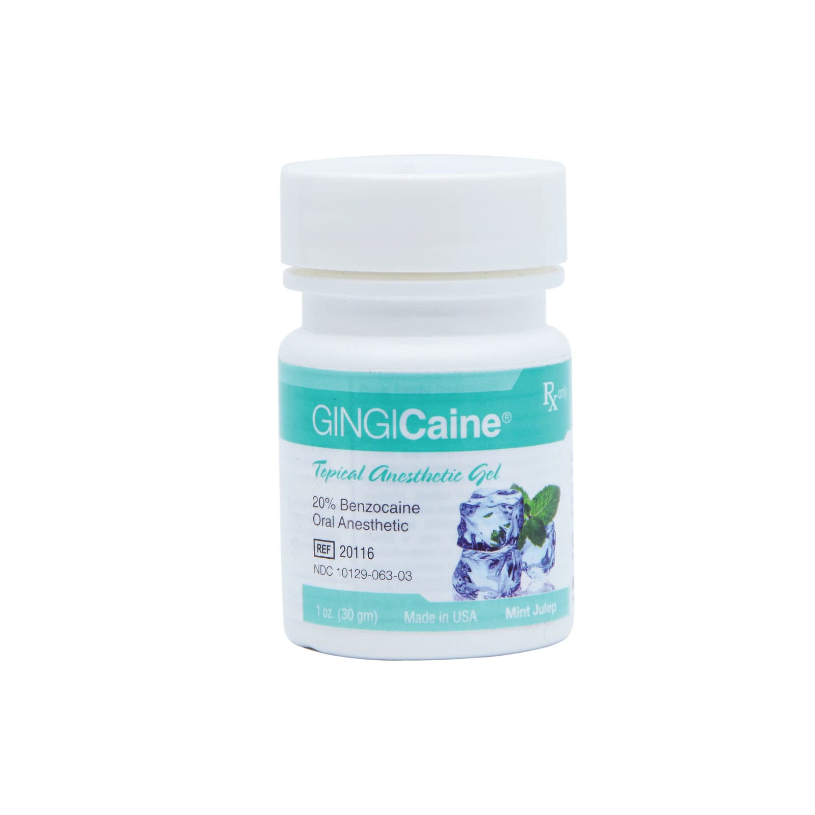 Gingicaine Topical Anesthetic Gel, 20% Benzocaine, Mint Julep, 1 oz Jar, 20116 thumbnail 7