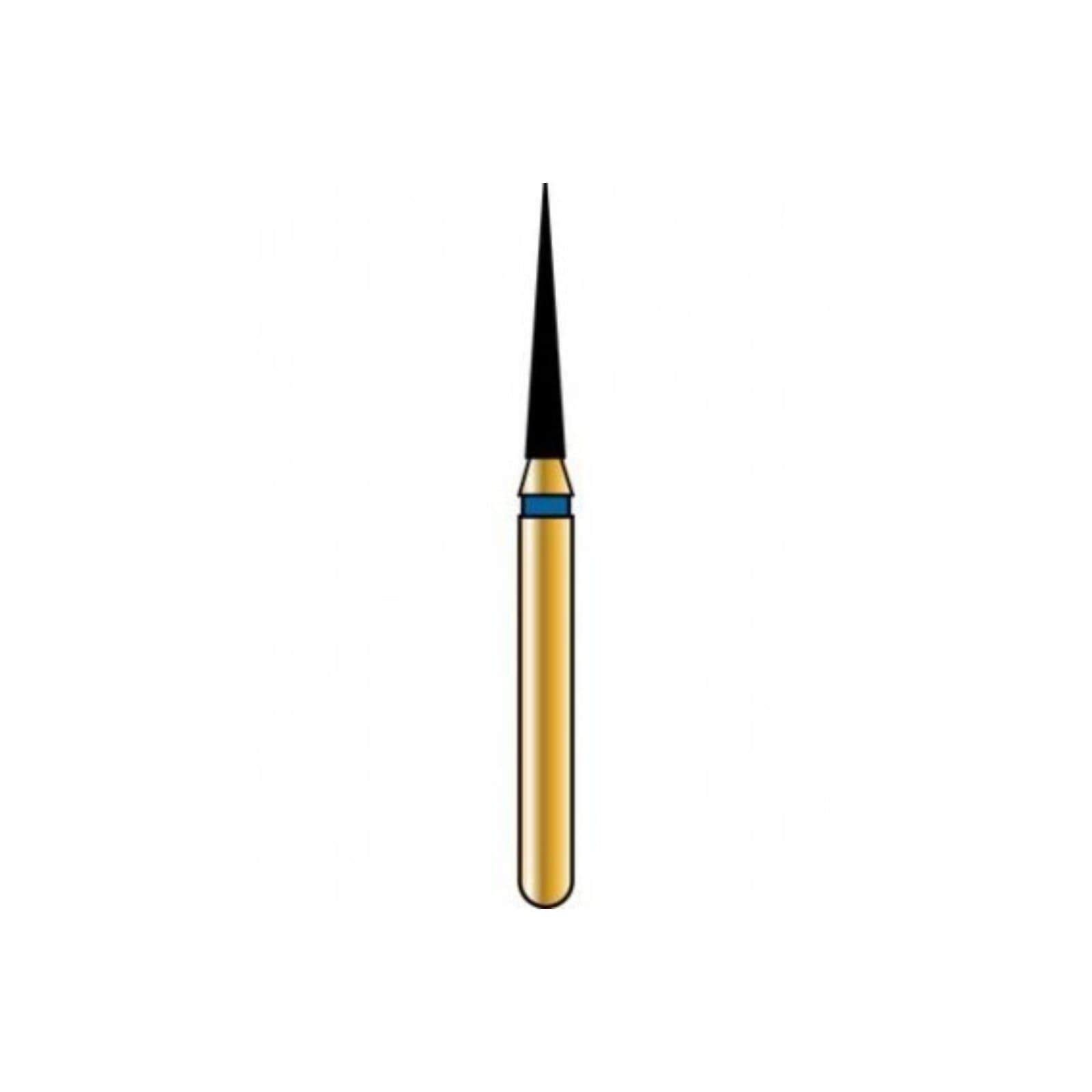 Alpen Multi-Use Diamond Bur, FG, #845R, Fine Grit, Modified Shoulder Cylinder, 2.5 mm, Red, 5-Pk, R845RF025FG thumbnail 3