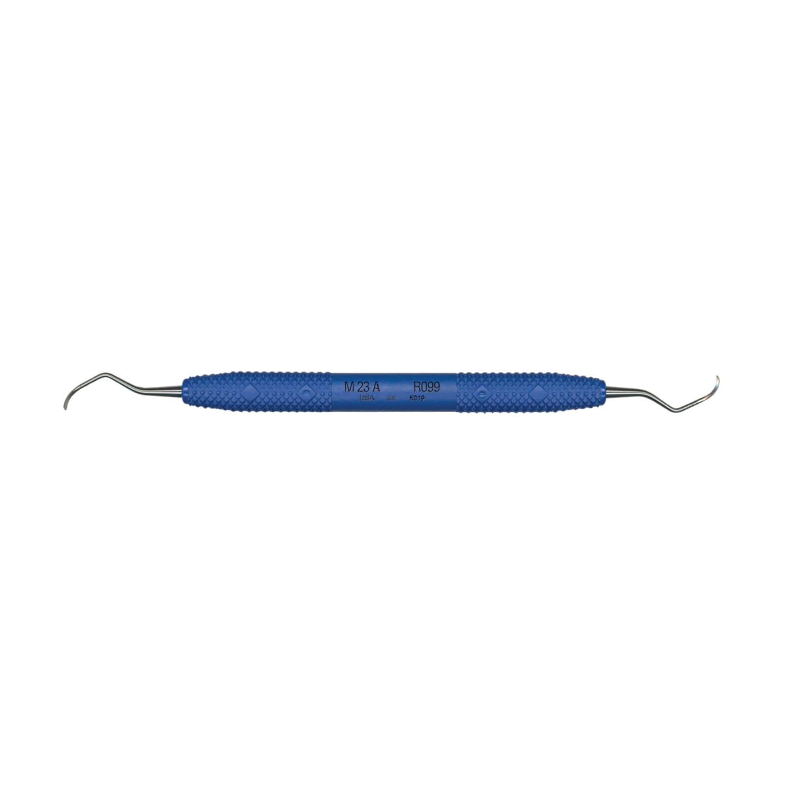 PDT Cruise 23A (Rounded Toe) Universal Curette, Blue Resin Handle, R099 thumbnail 2