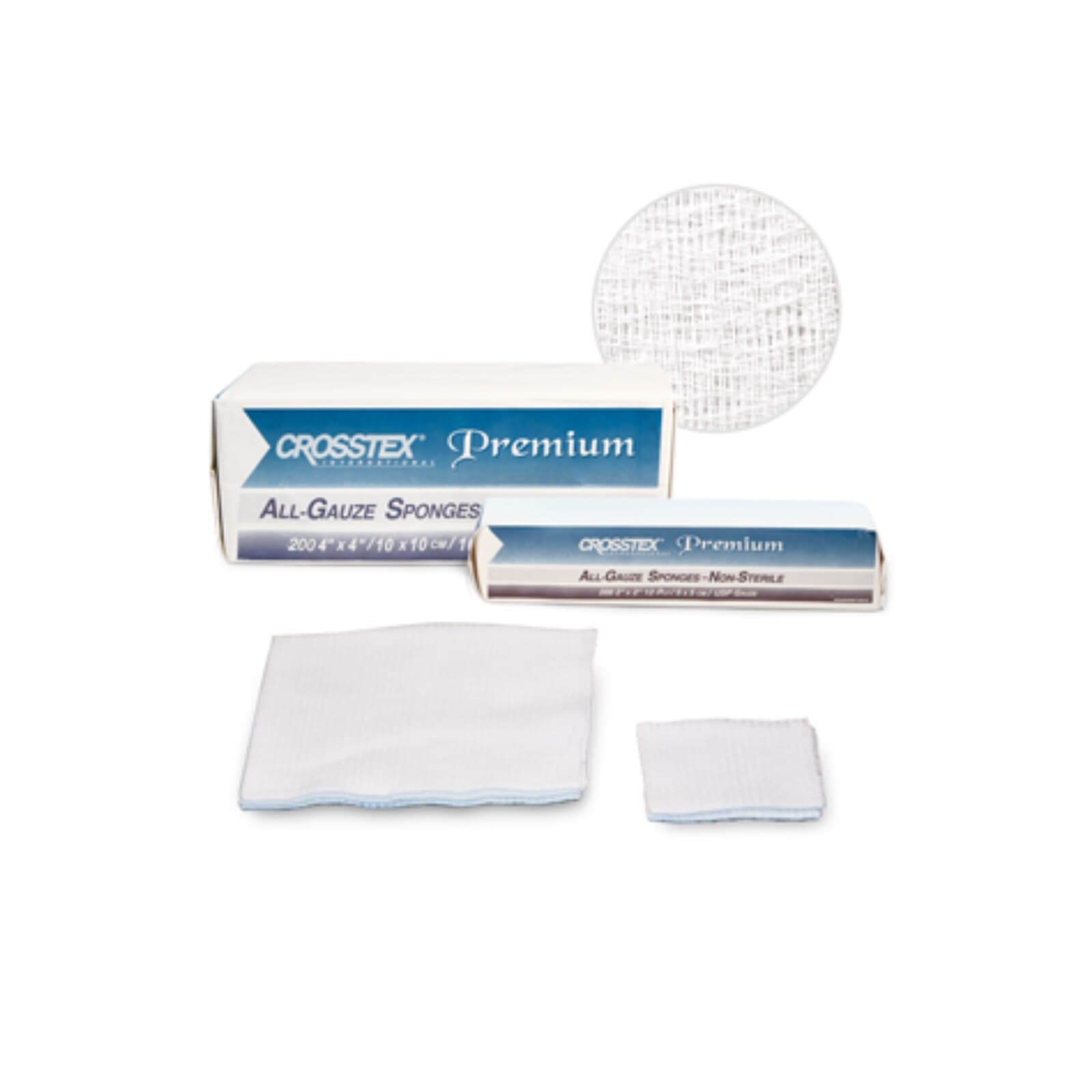 Crosstex All-Gauze Sponges Premium, Non-Sterile, 3" x 3", 12-Ply, 4000/Case, ENC312 thumbnail 3