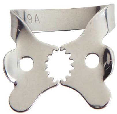 Ivory Tiger Rubber Dam Clamp, #2AT, Winged, Serrated, for Bicuspids with Large Necks, 1 Each, 50057847 thumbnail 5