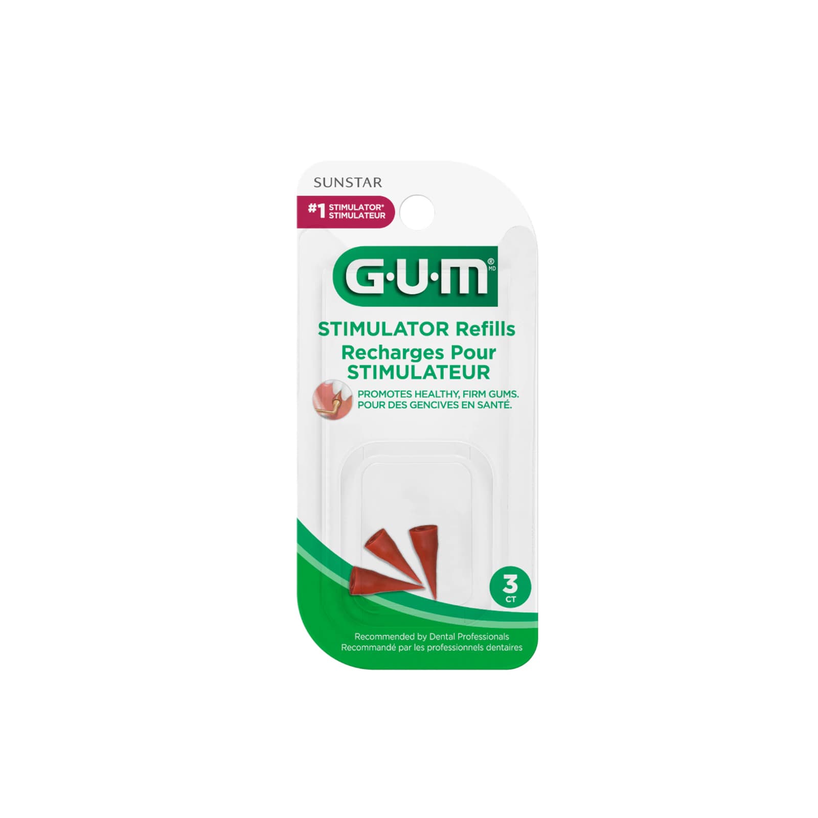GUM Stimulator Tips Refill, 36/Box, 600PB thumbnail 5