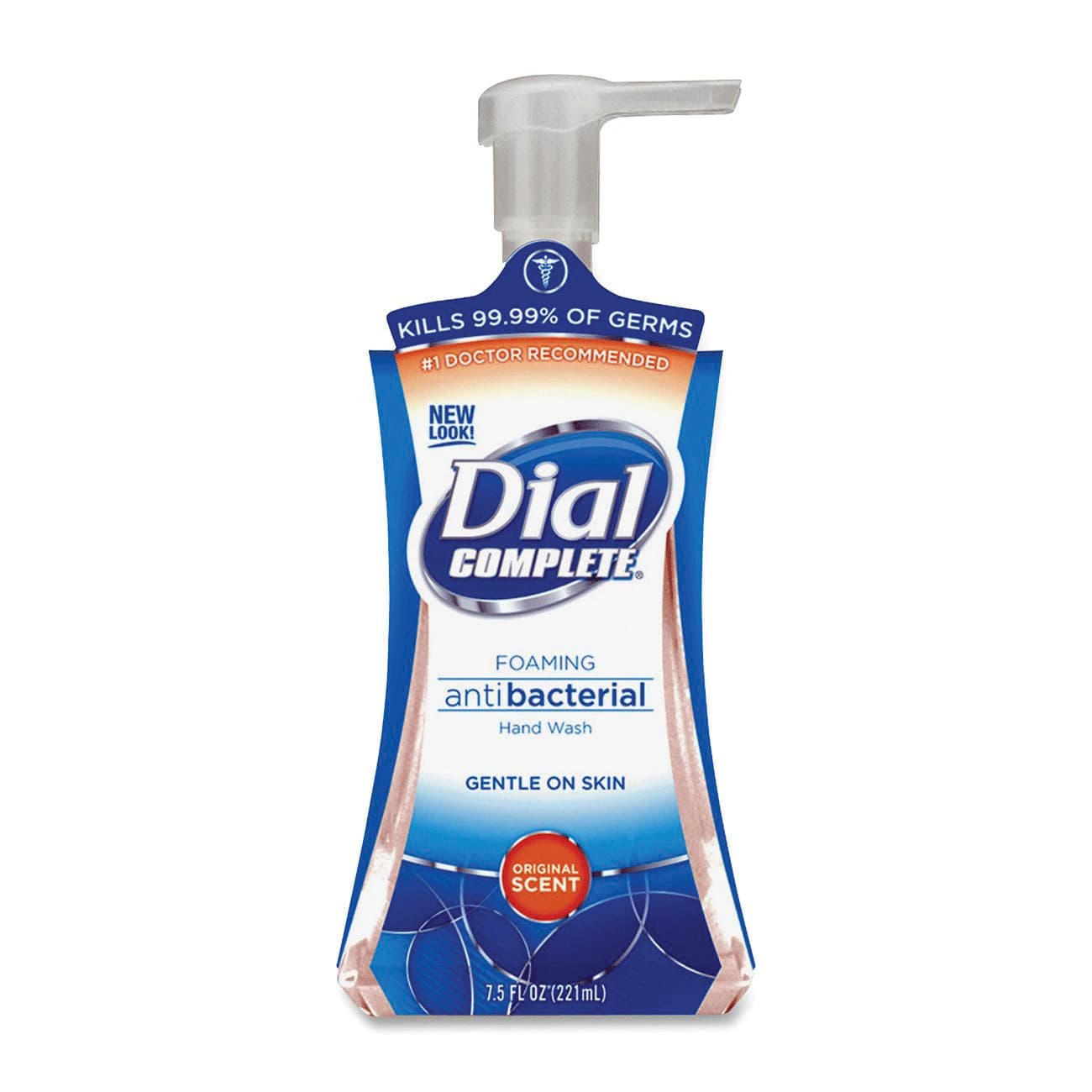 Dial Complete Foaming Hand Wash with Pump, Antibacterial, 7.5 oz Bottle, 81075 - Dial Foaming Hand Wash w/Pump 7.5oz, 81075 - Image 1