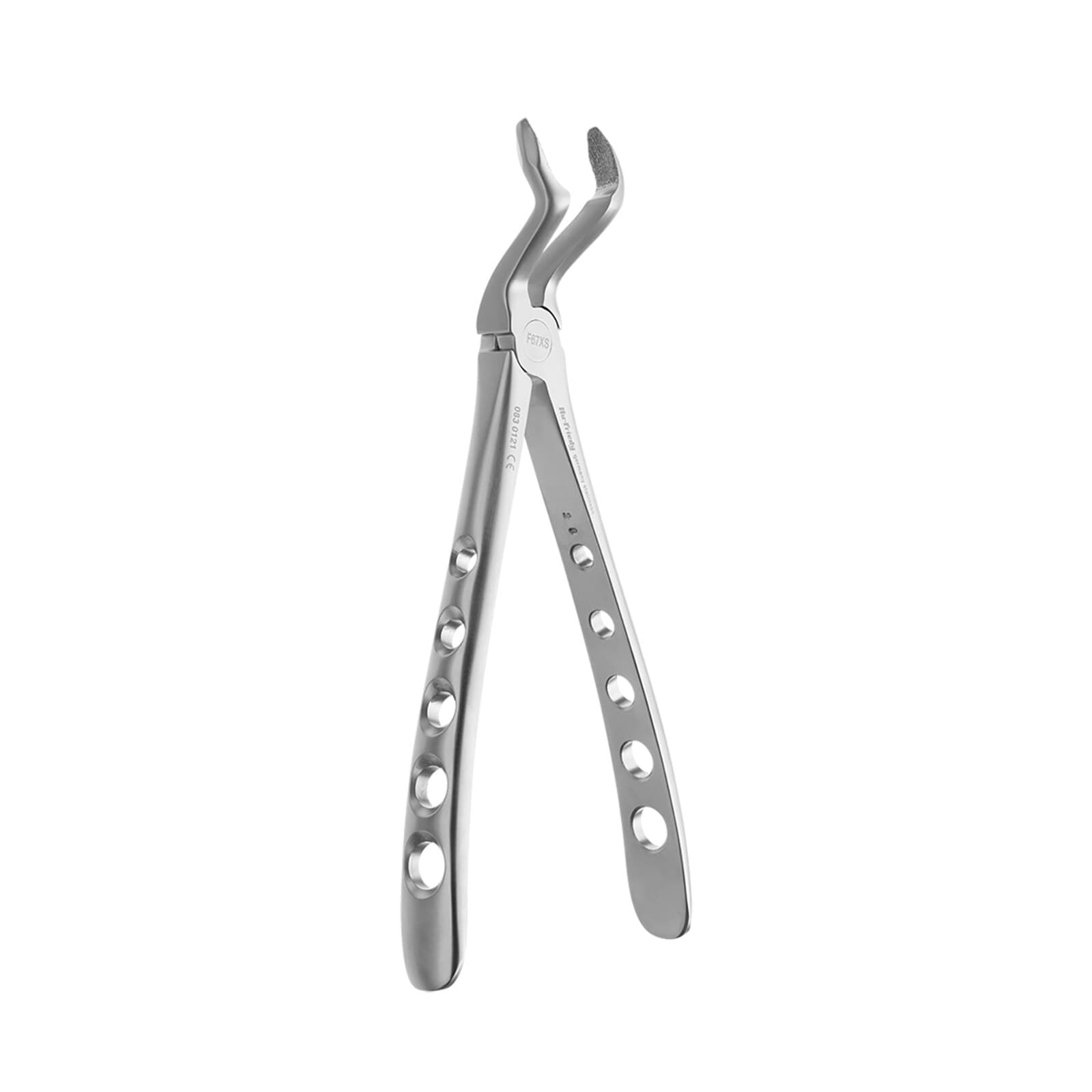 Hu-Friedy Atraumair Forceps #67 Upper Molars Diamond Dusted, Serrated, F67XSD thumbnail 2