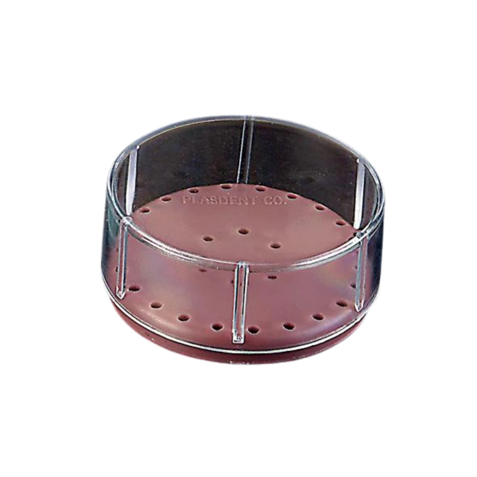 Plasdent Magnetic Bur Block, 28 Burs Capacity, Large Round, Mauve, 1/Pk, 400BL-10 thumbnail 2