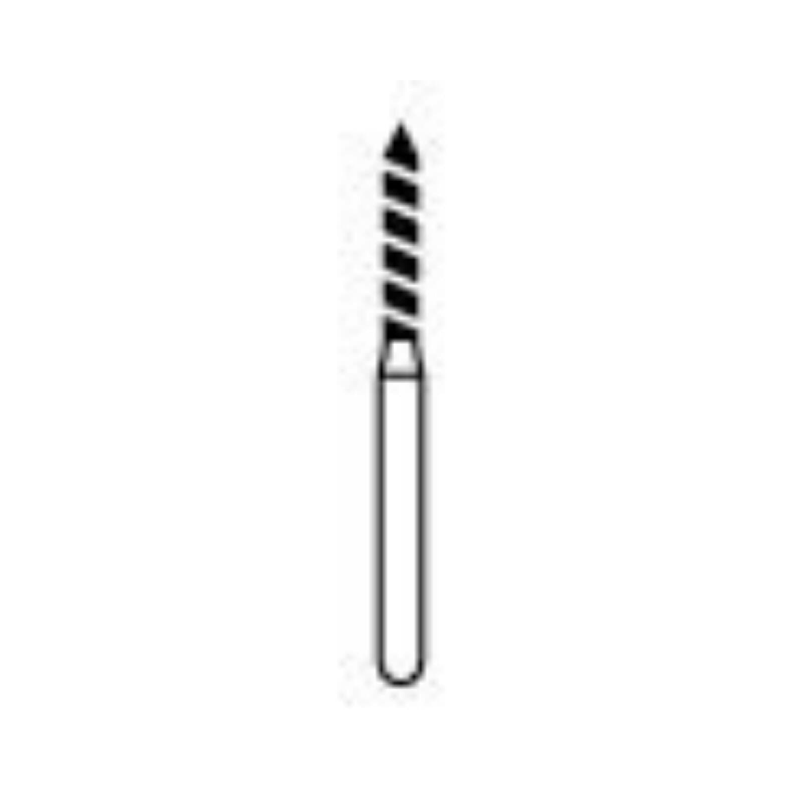 NTI Turbo Diamond Bur, Super Coarse, Beveled Cylinder, FG, 1.2 mm Diameter, 8.0 mm Length, 5/Pk, SC885-T-012 thumbnail 2